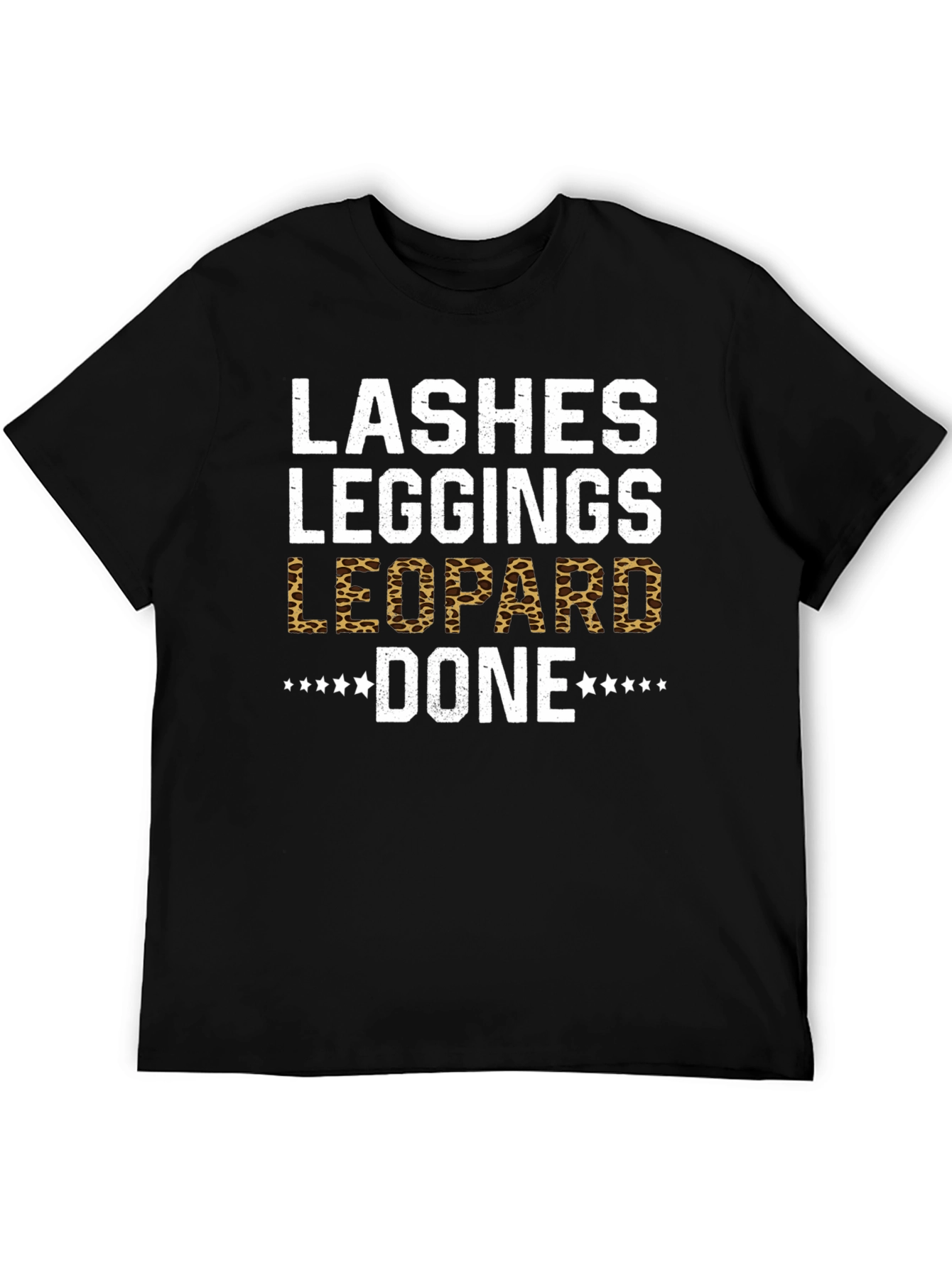 Lashes Leggings Leopard Done T-Shirt