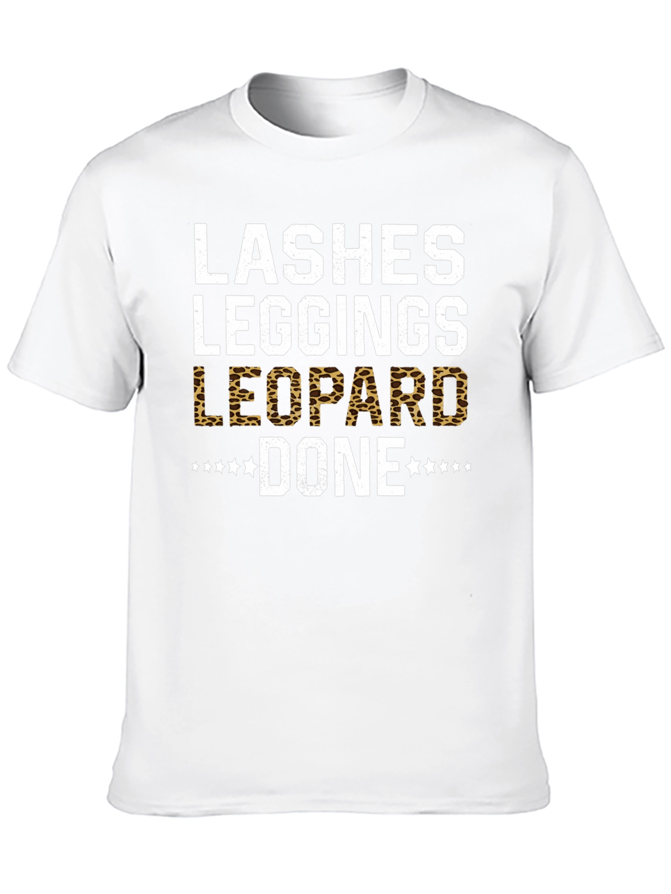 Lashes Leggings Leopard Done T-Shirt