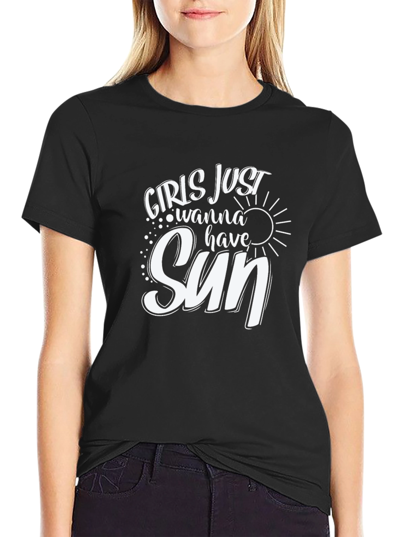 Girls Just Wanna Have Sun Graphic Tee