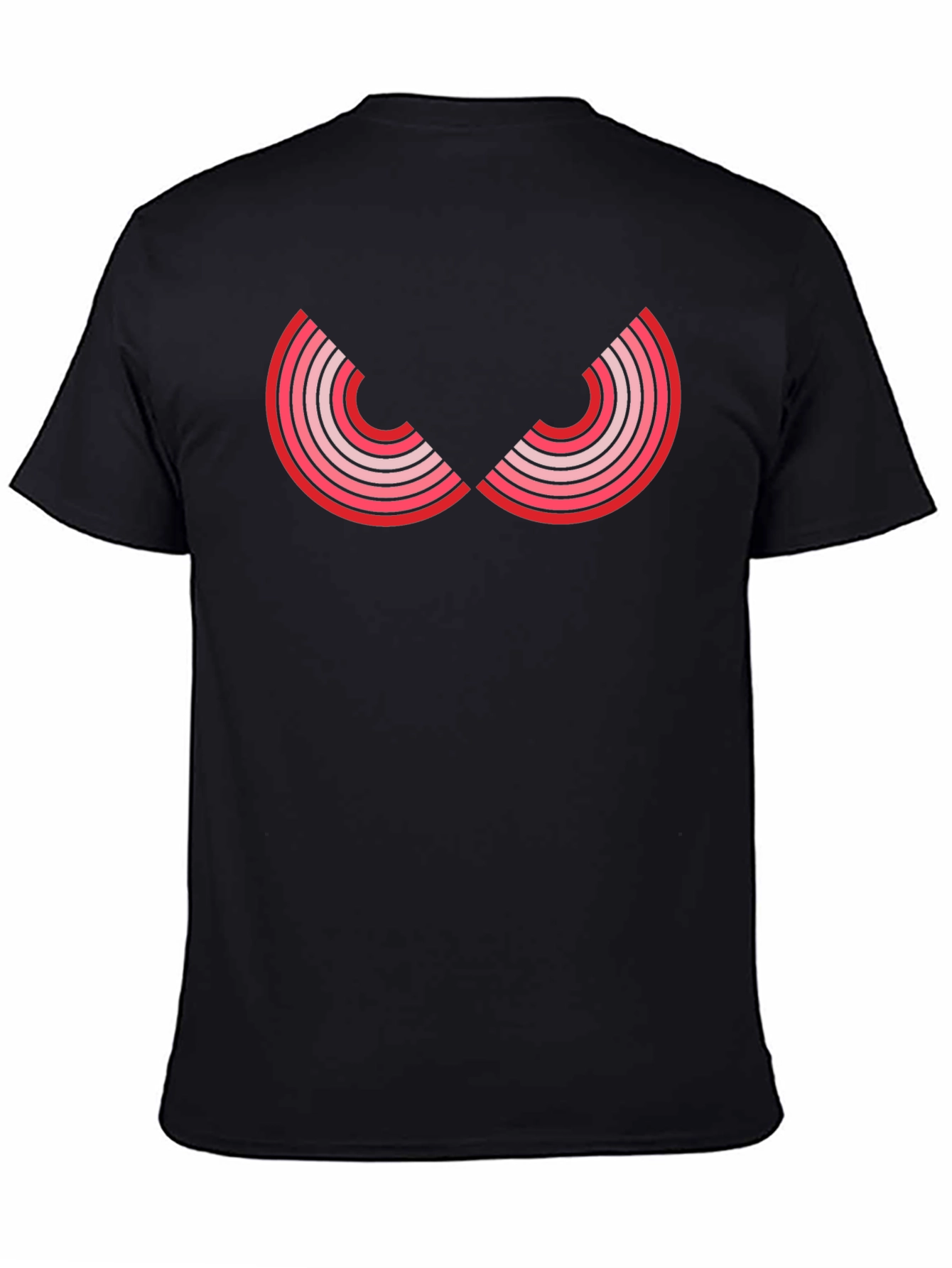 Red Eye Graphic Black T-Shirt