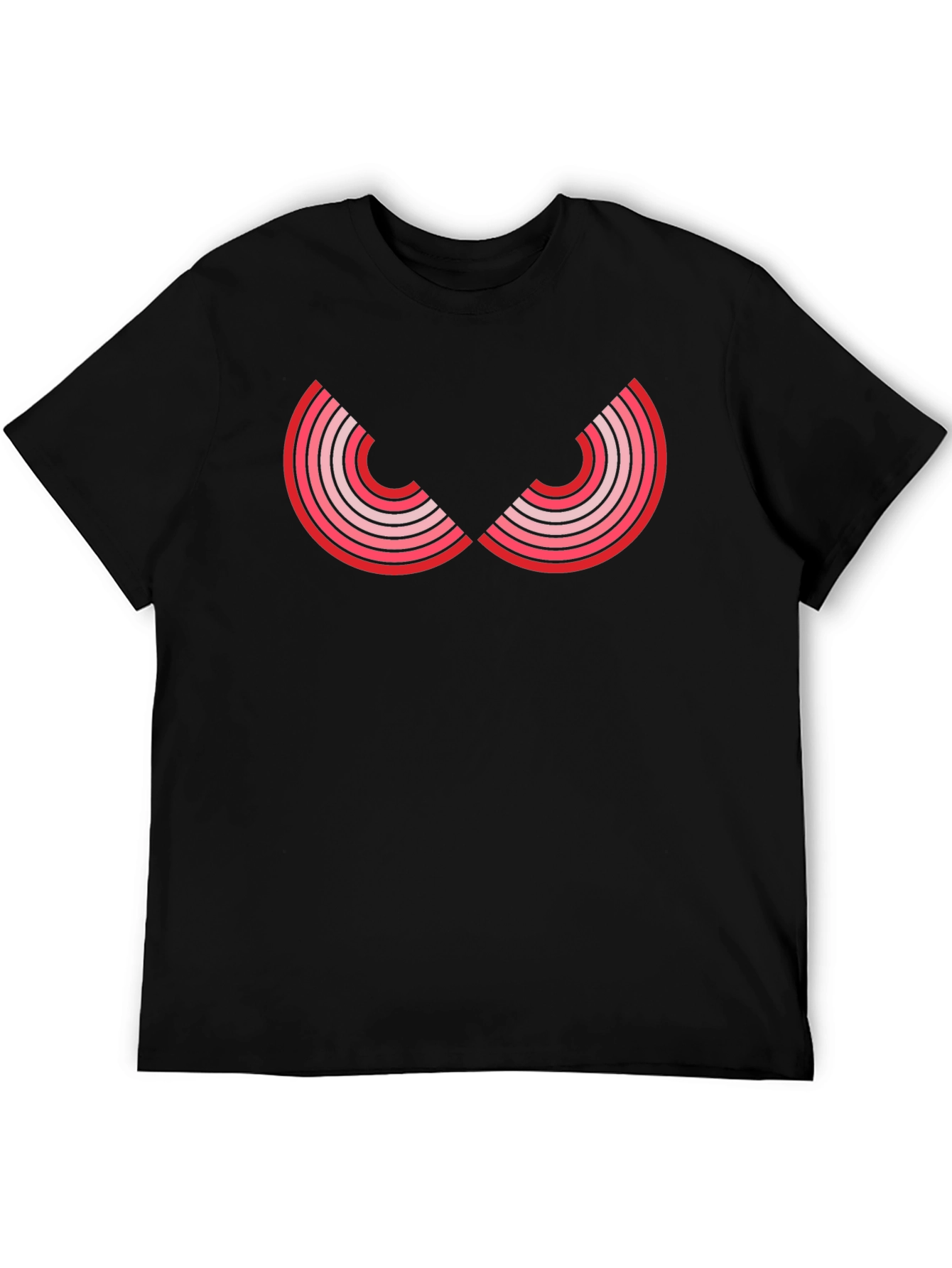 Red Eye Graphic Black T-Shirt