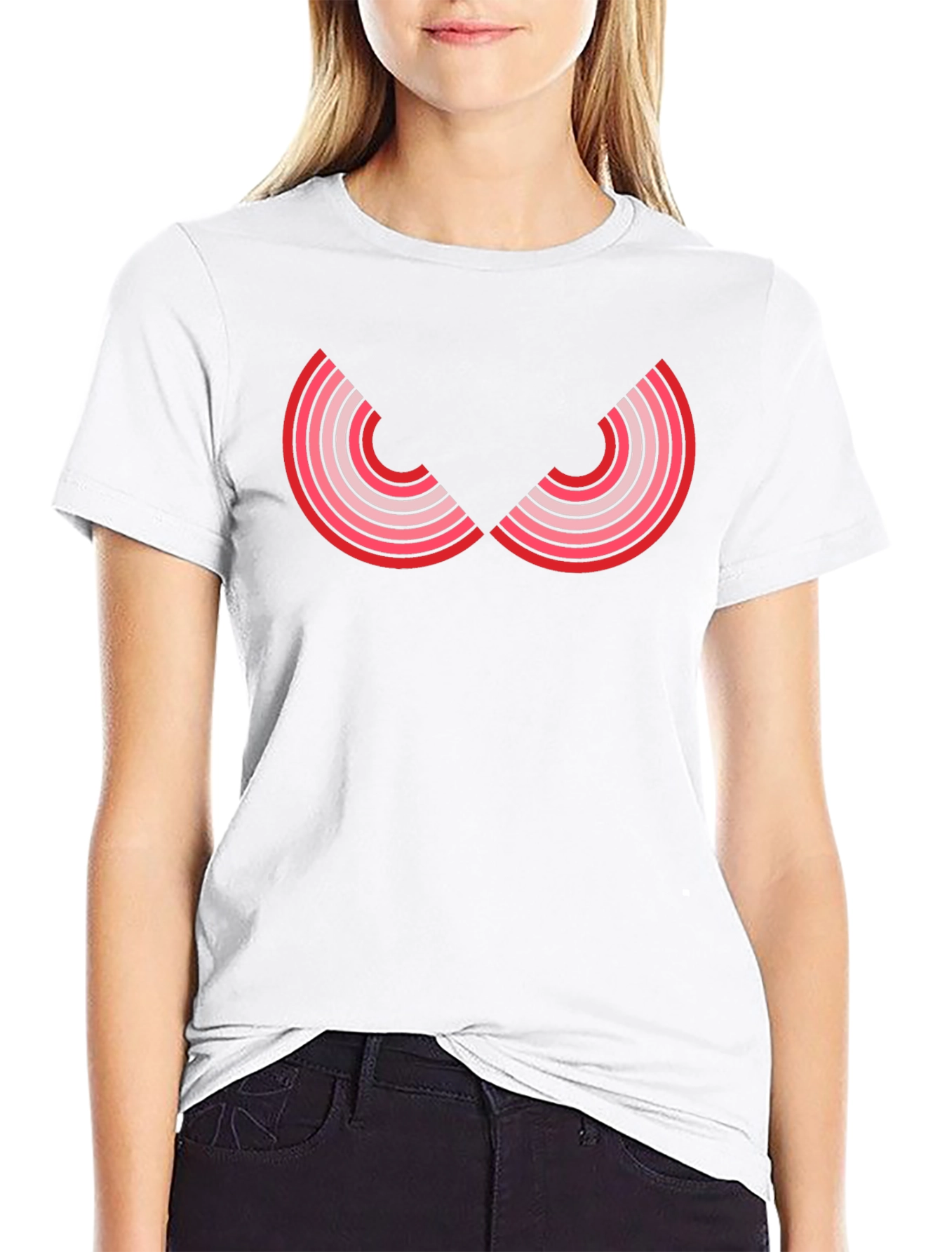 Red Eye Graphic Black T-Shirt