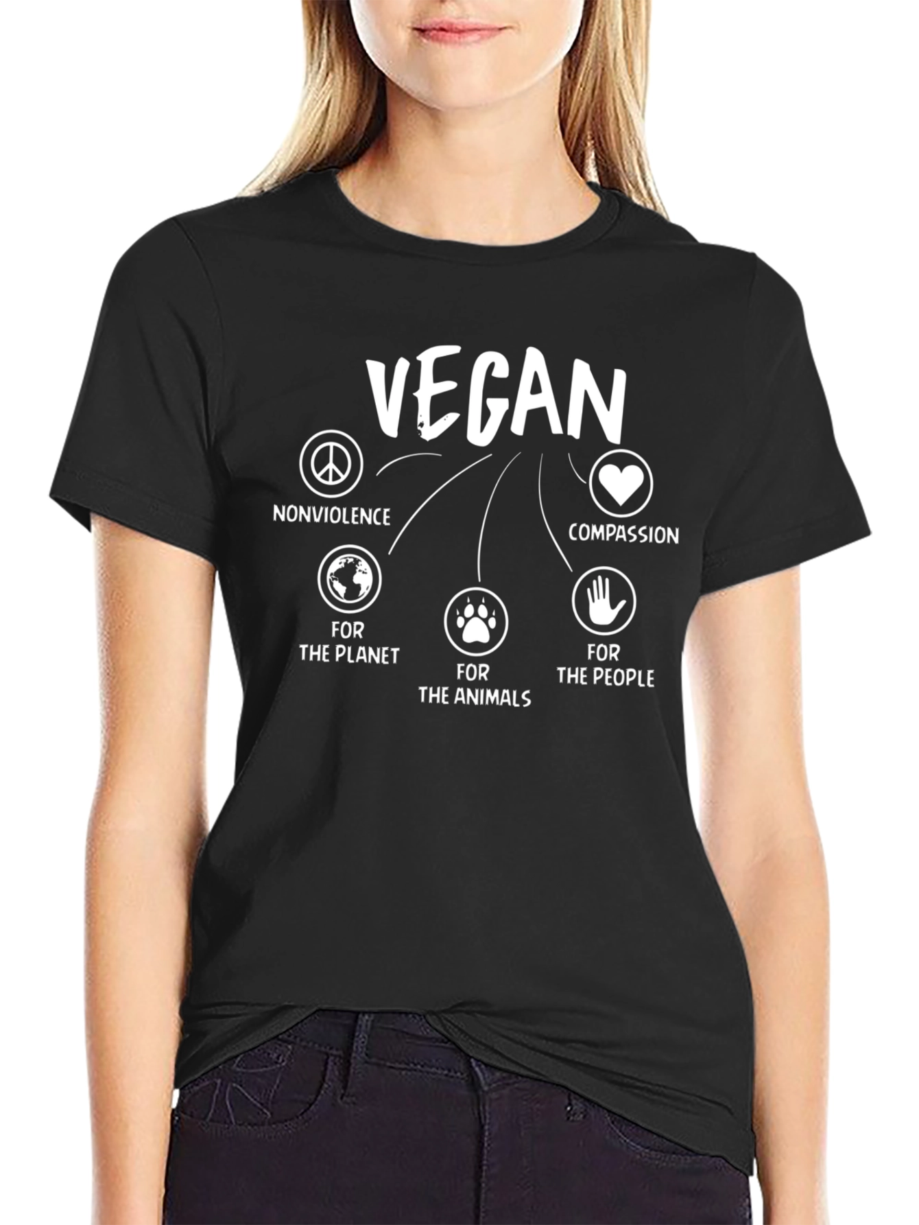 Vegan Reasons T-Shirt - Animal Rights Activist Tee