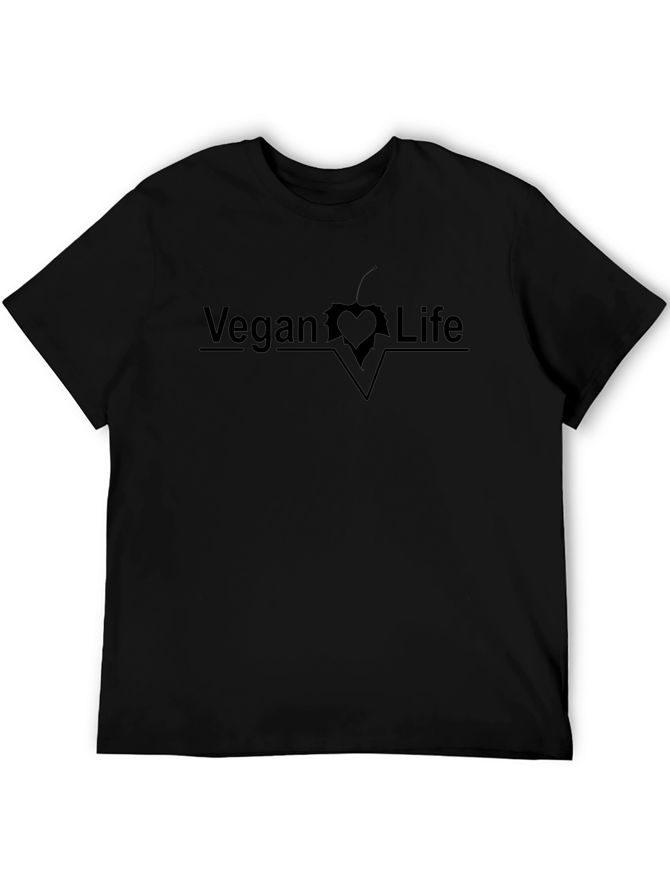 Vegan Life T-Shirt Short Sleeve Casual Wear