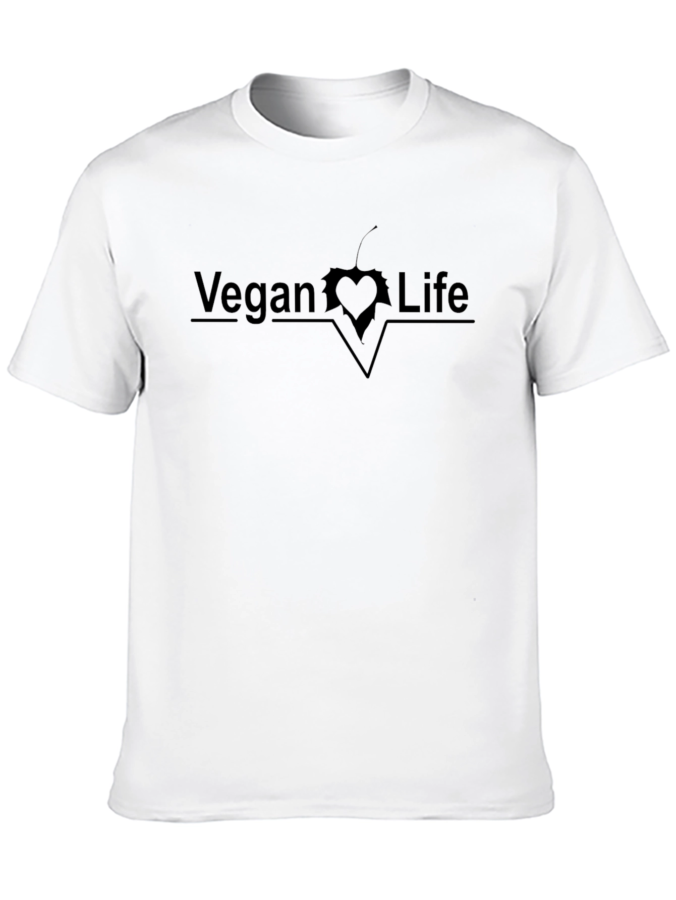 Vegan Life T-Shirt Short Sleeve Casual Wear