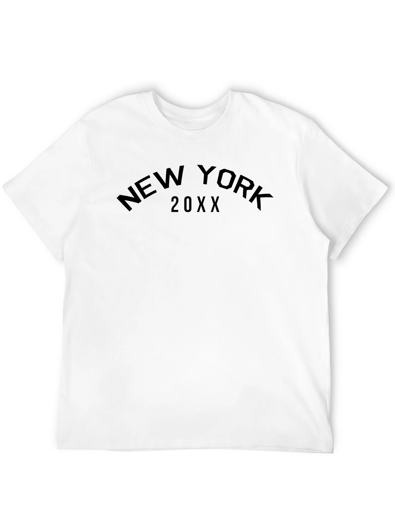 New York 20XX Black T-Shirt