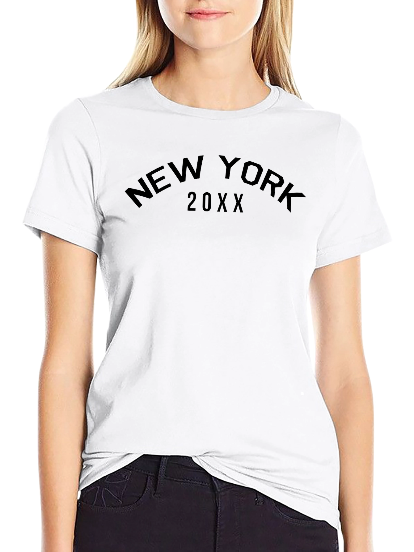 New York 20XX Black T-Shirt