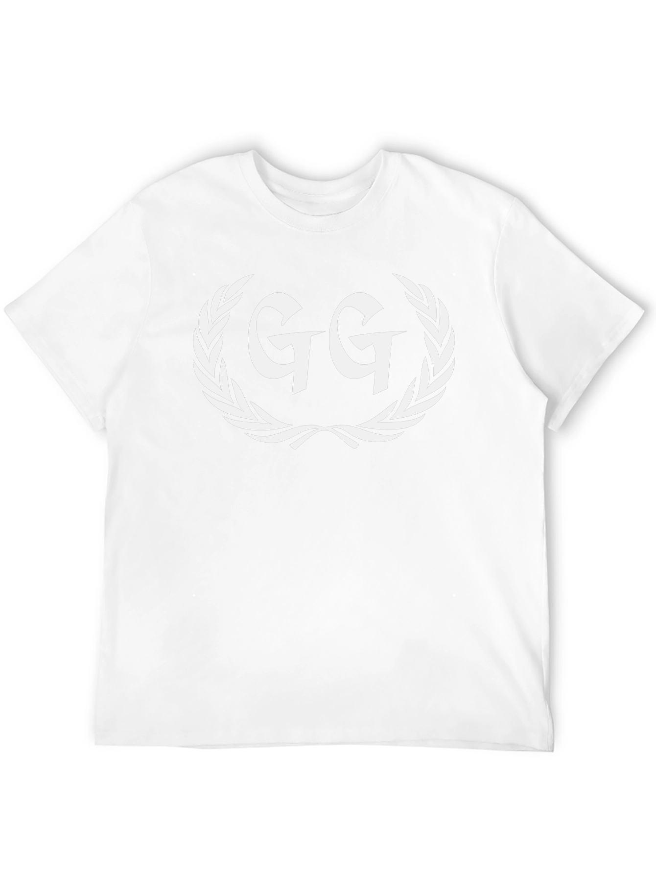 GG Laurel Wreath Graphic Tee - Black