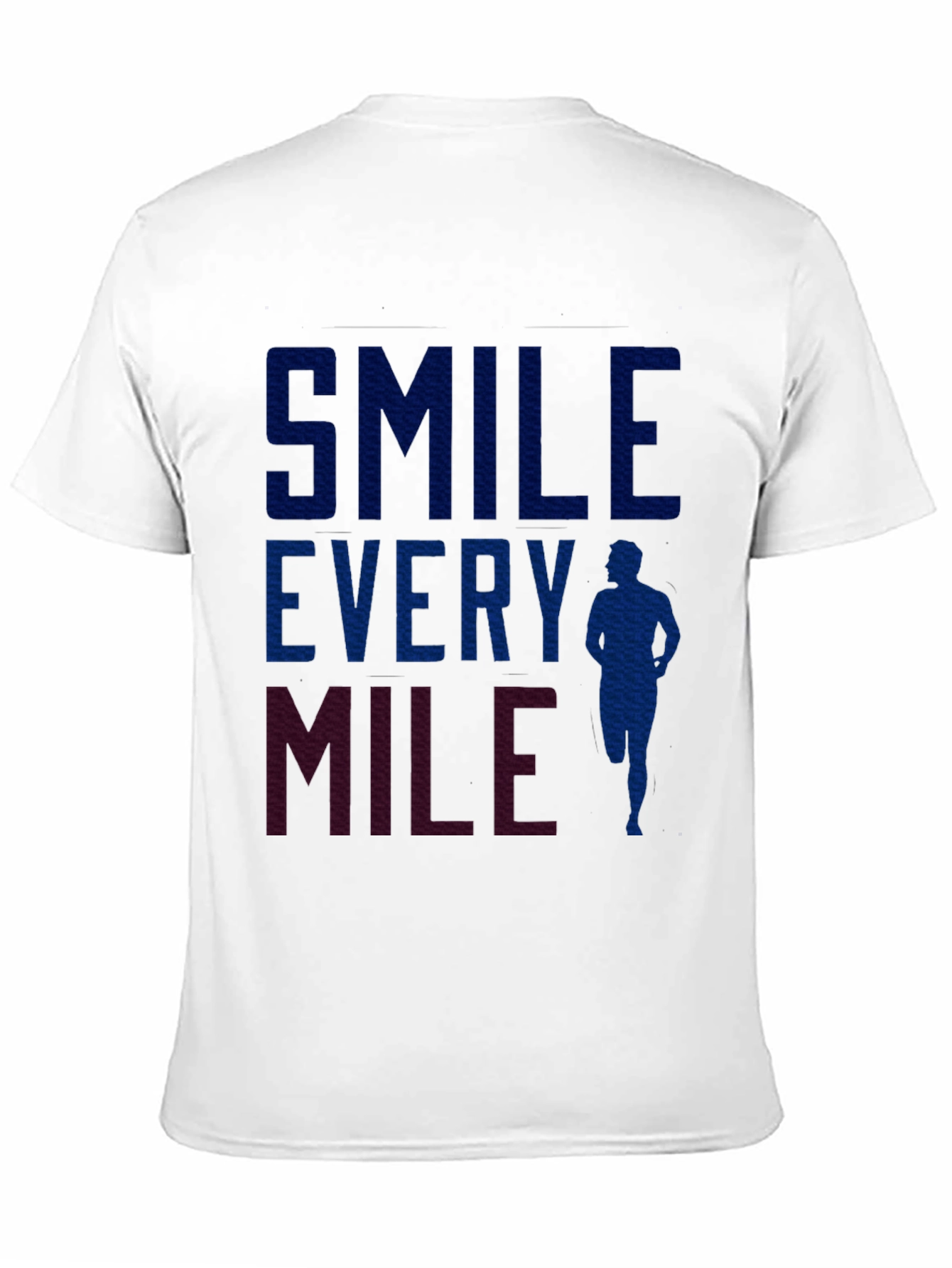 Smile Every Mile Runner T-Shirt - Black