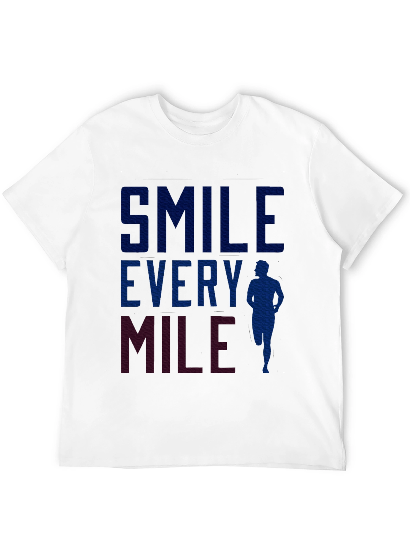 Smile Every Mile Runner T-Shirt - Black