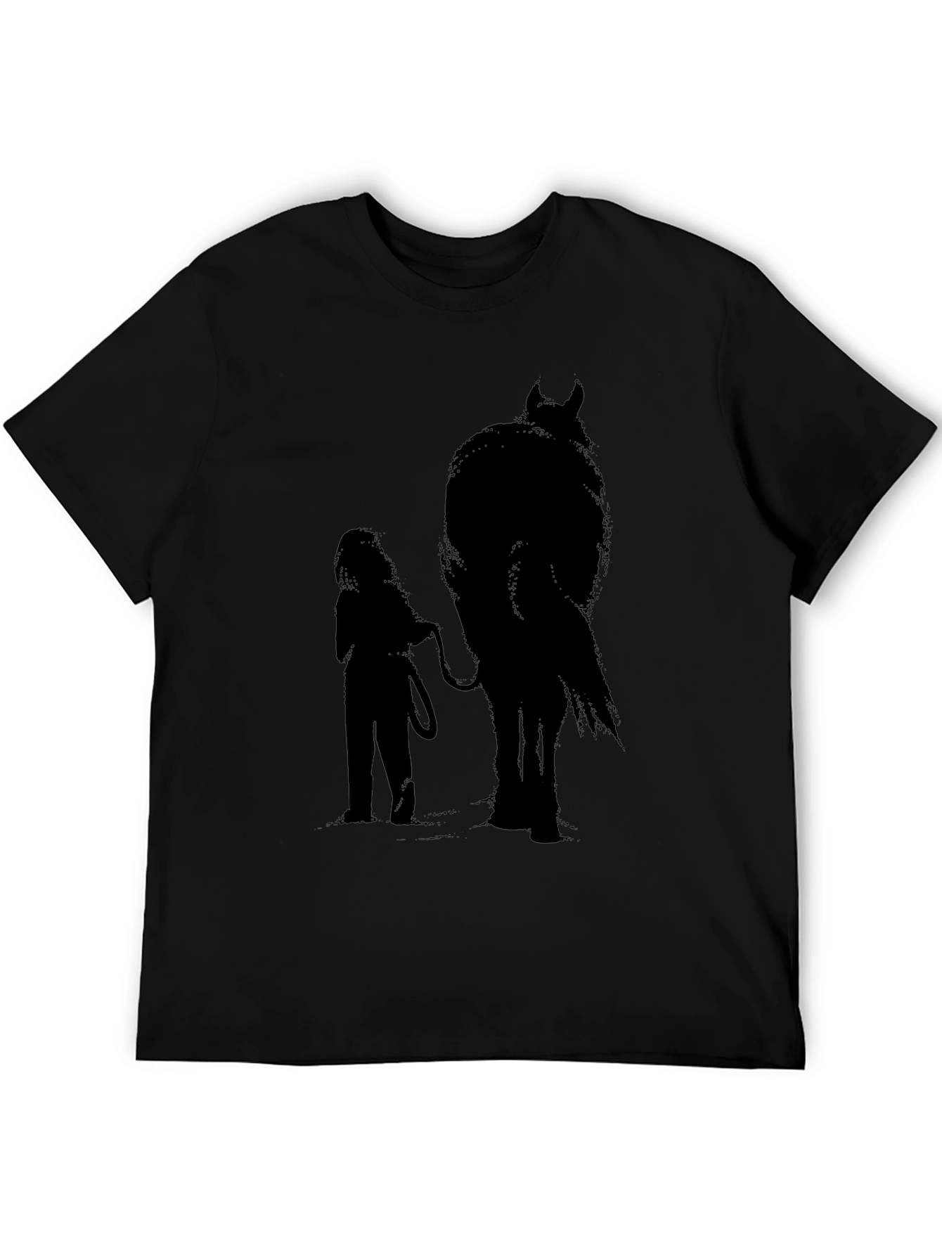 Girl & Horse Silhouette Graphic Tee