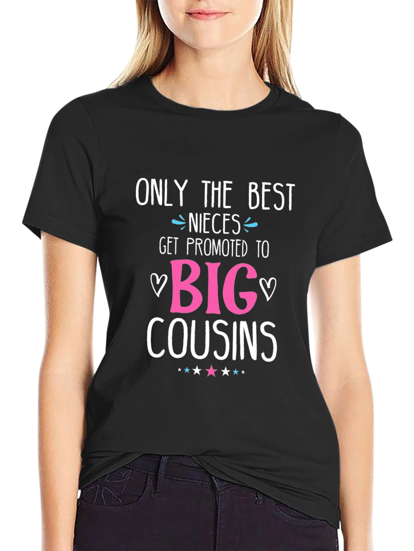 Best Nieces Big Cousins Graphic T-Shirt