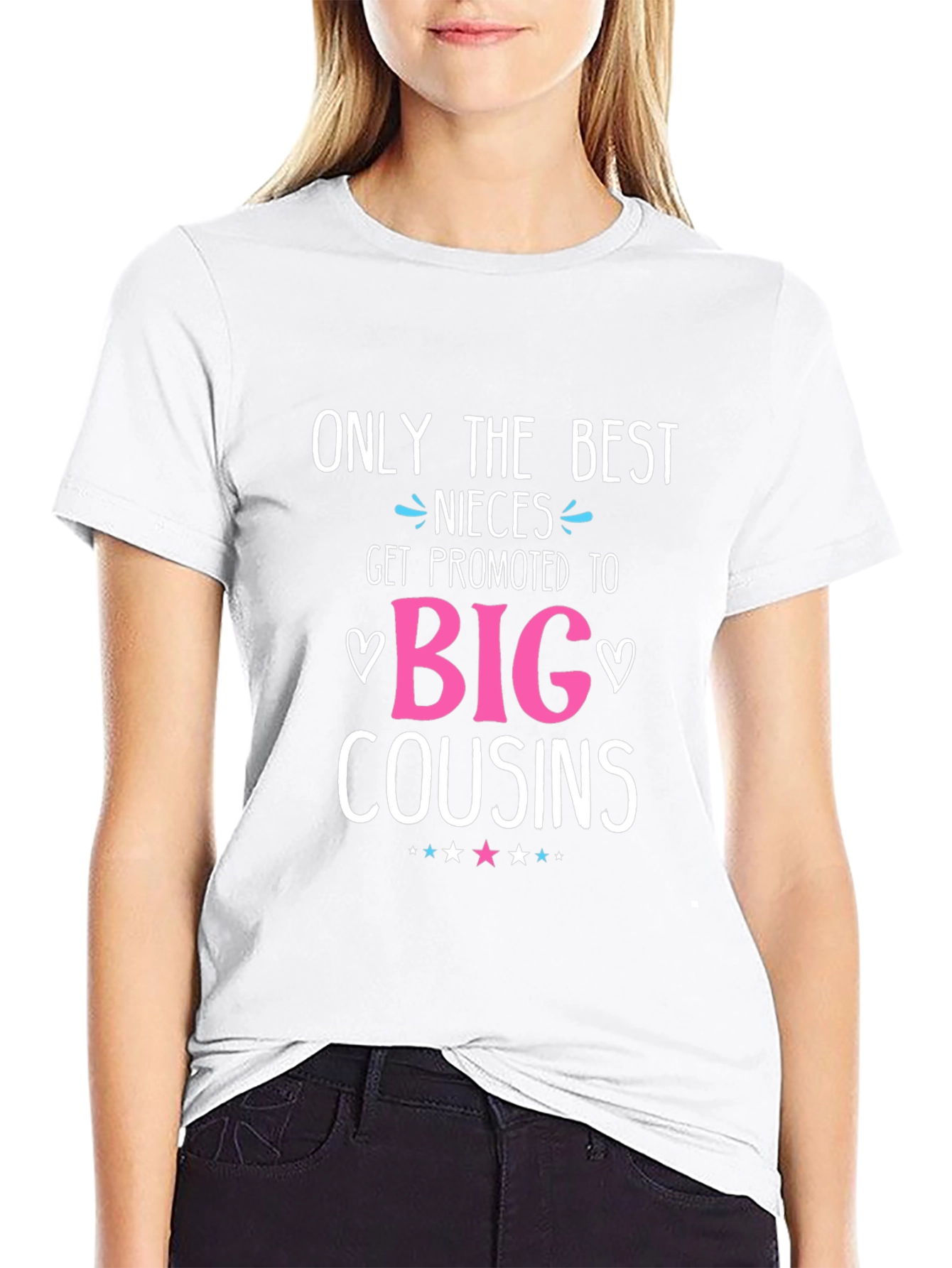Best Nieces Big Cousins Graphic T-Shirt