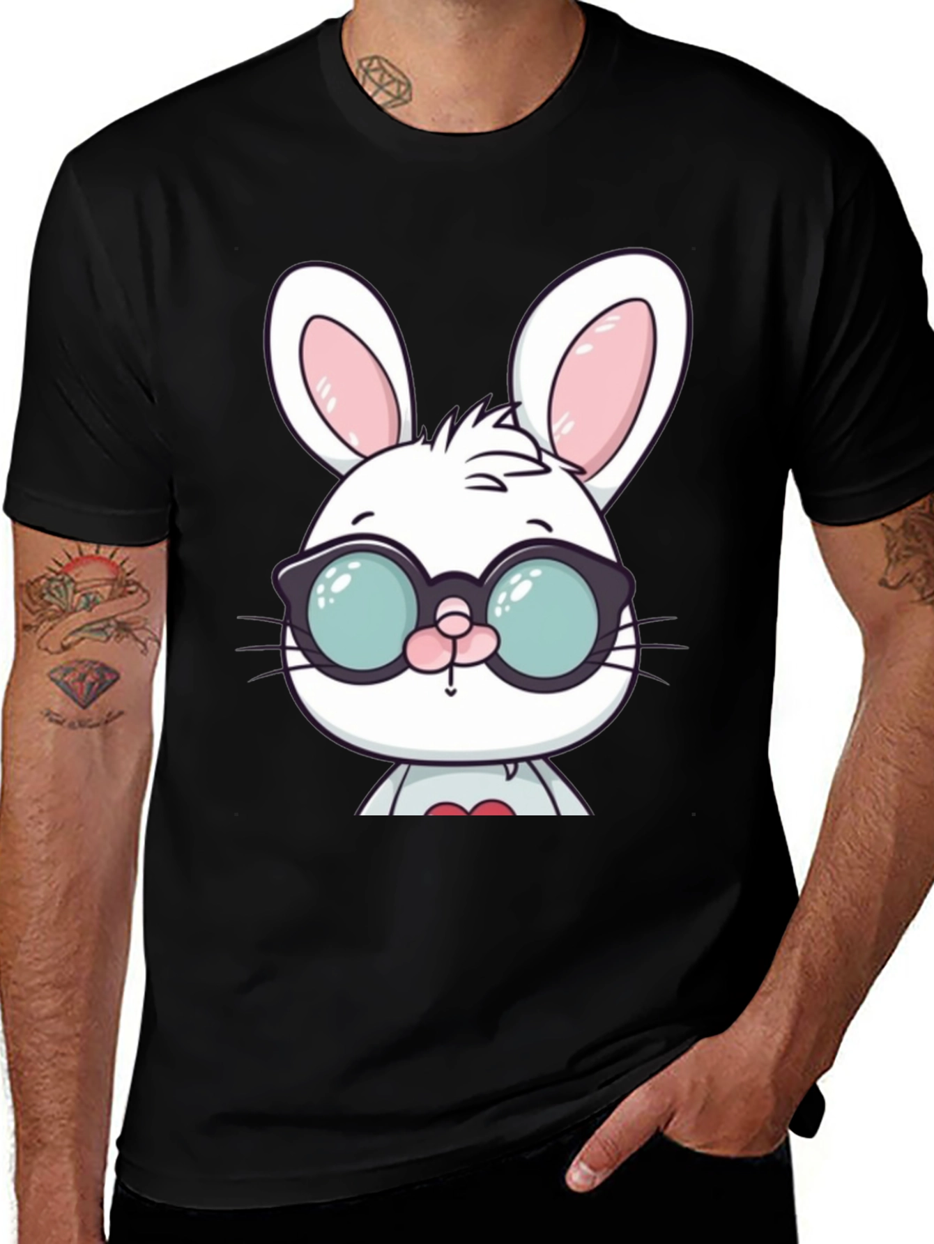 Cool Bunny Graphic Tee