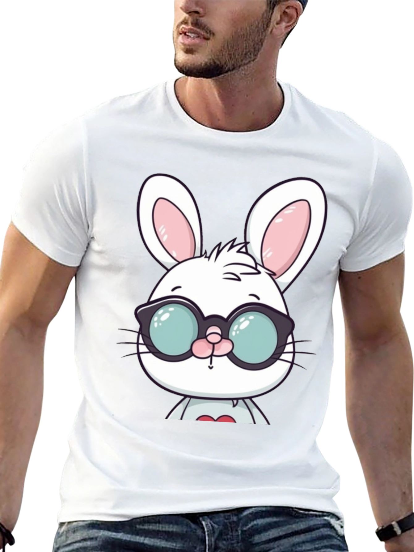 Cool Bunny Graphic Tee