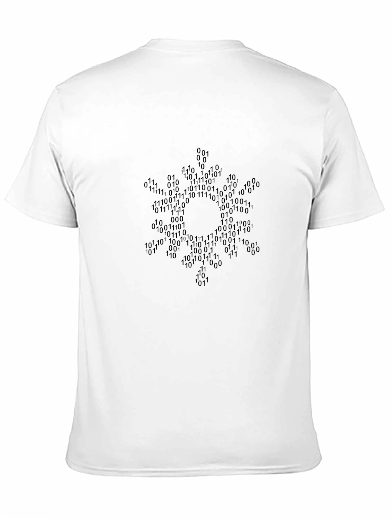 Binary Code Star of David Graphic T-Shirt