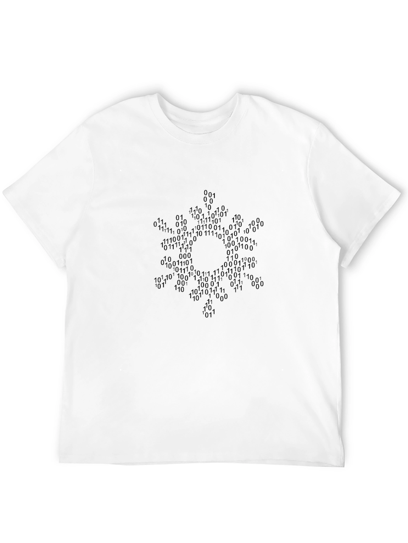 Binary Code Star of David Graphic T-Shirt