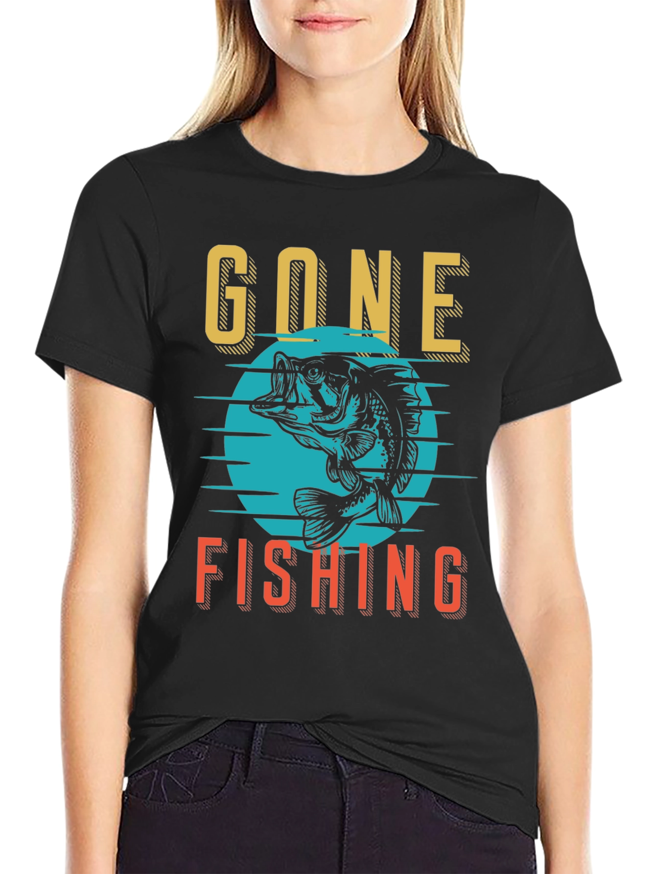 Gone Fishing Graphic Tee - Anglers Delight