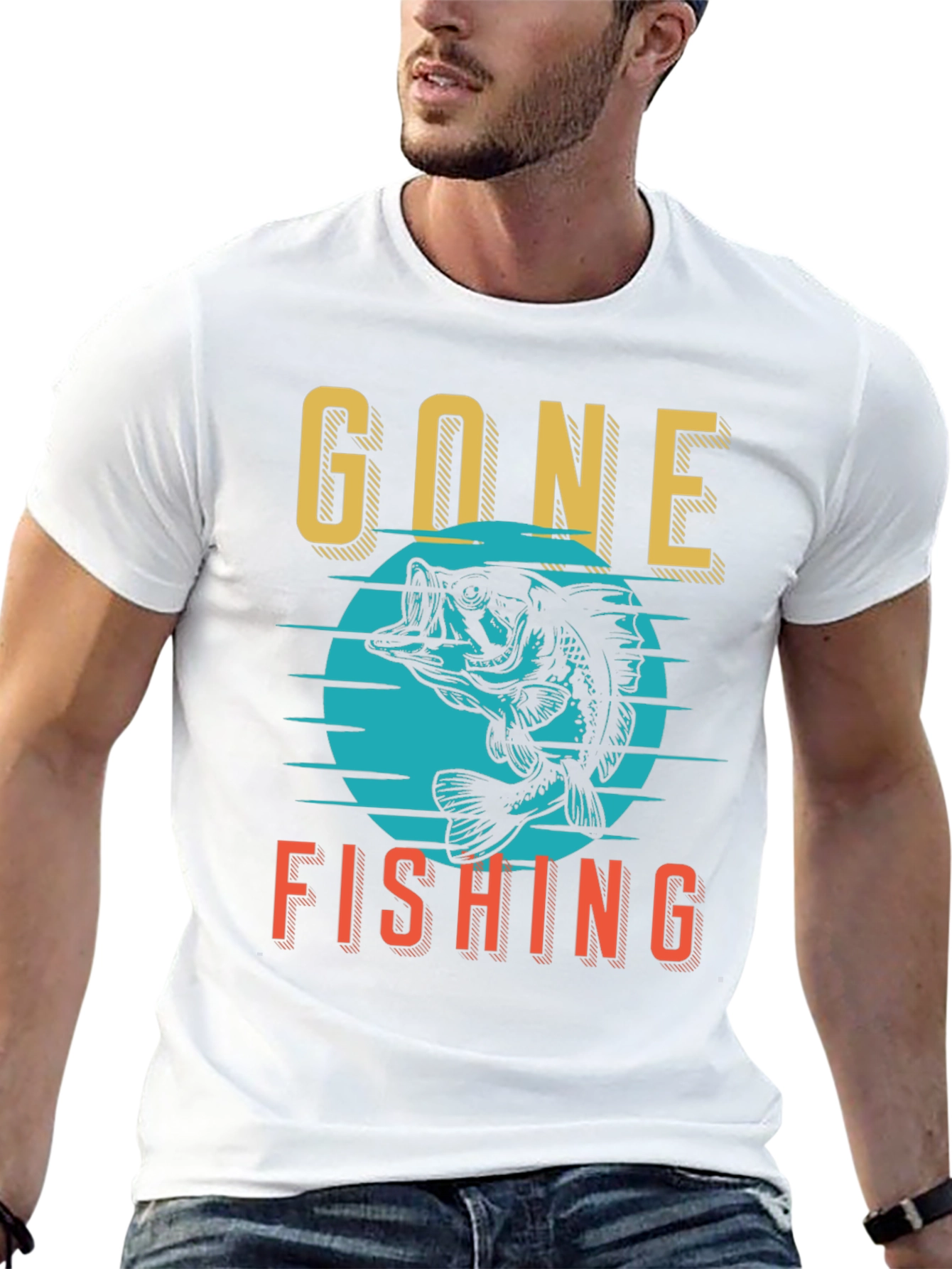 Gone Fishing Graphic Tee - Anglers Delight