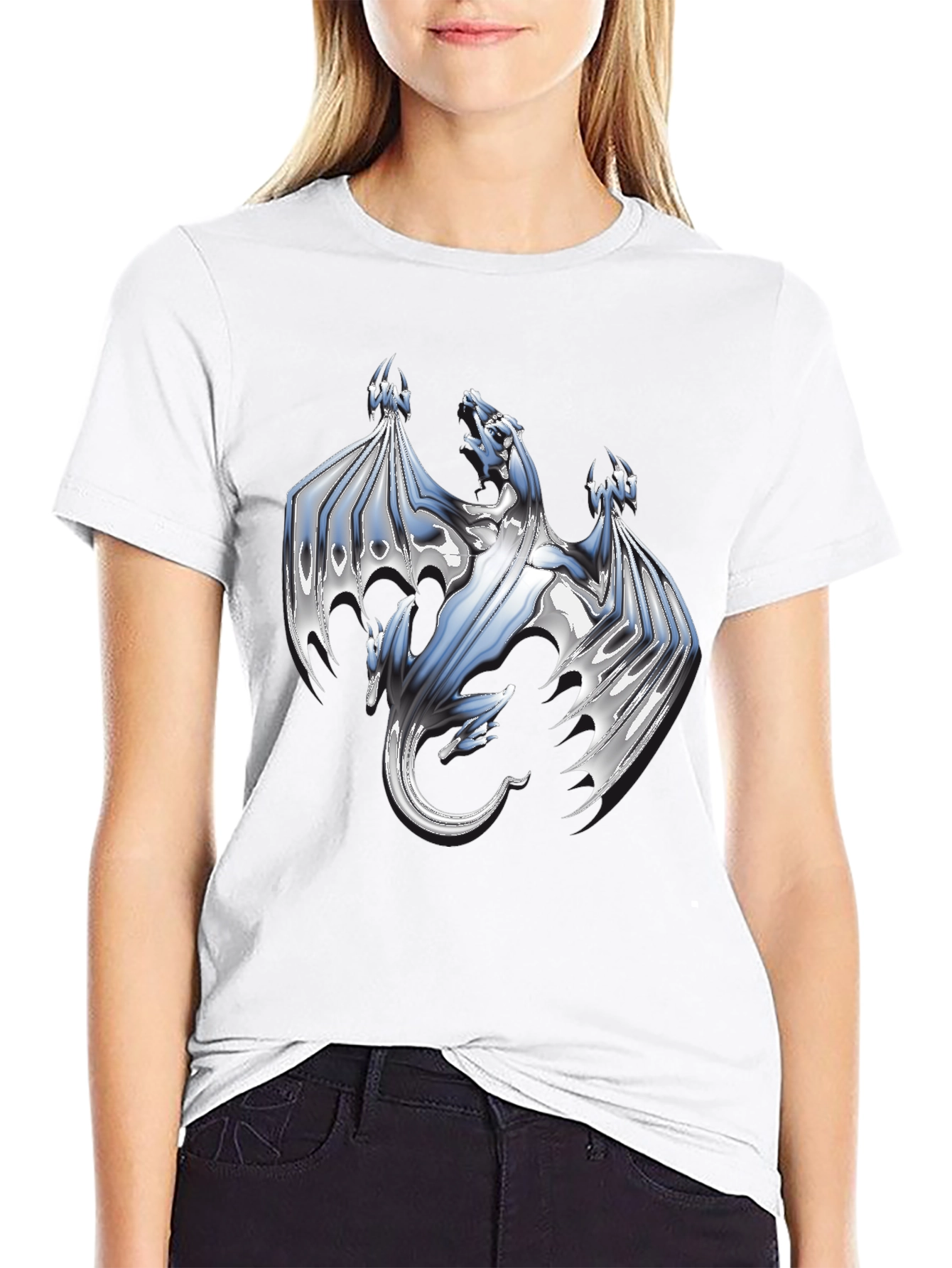 Dragon Graphic T-Shirt - Black