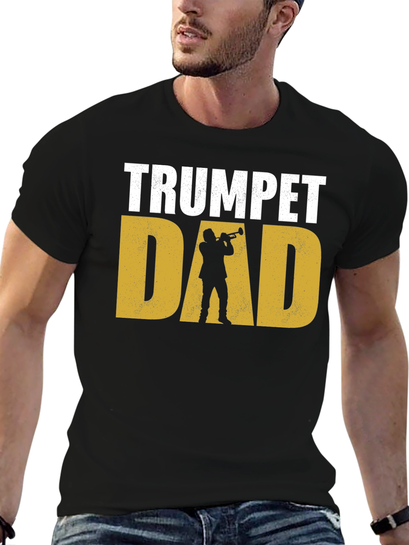 Trumpet Dad T-Shirt - Musician Fathers Day Tee