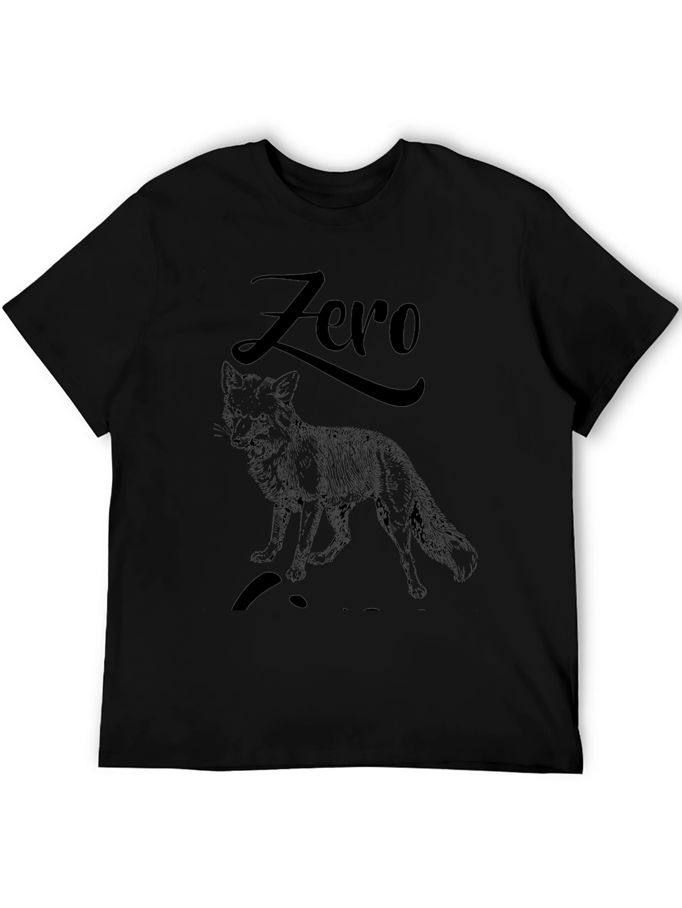 Zero Fox Given Black Graphic Tee