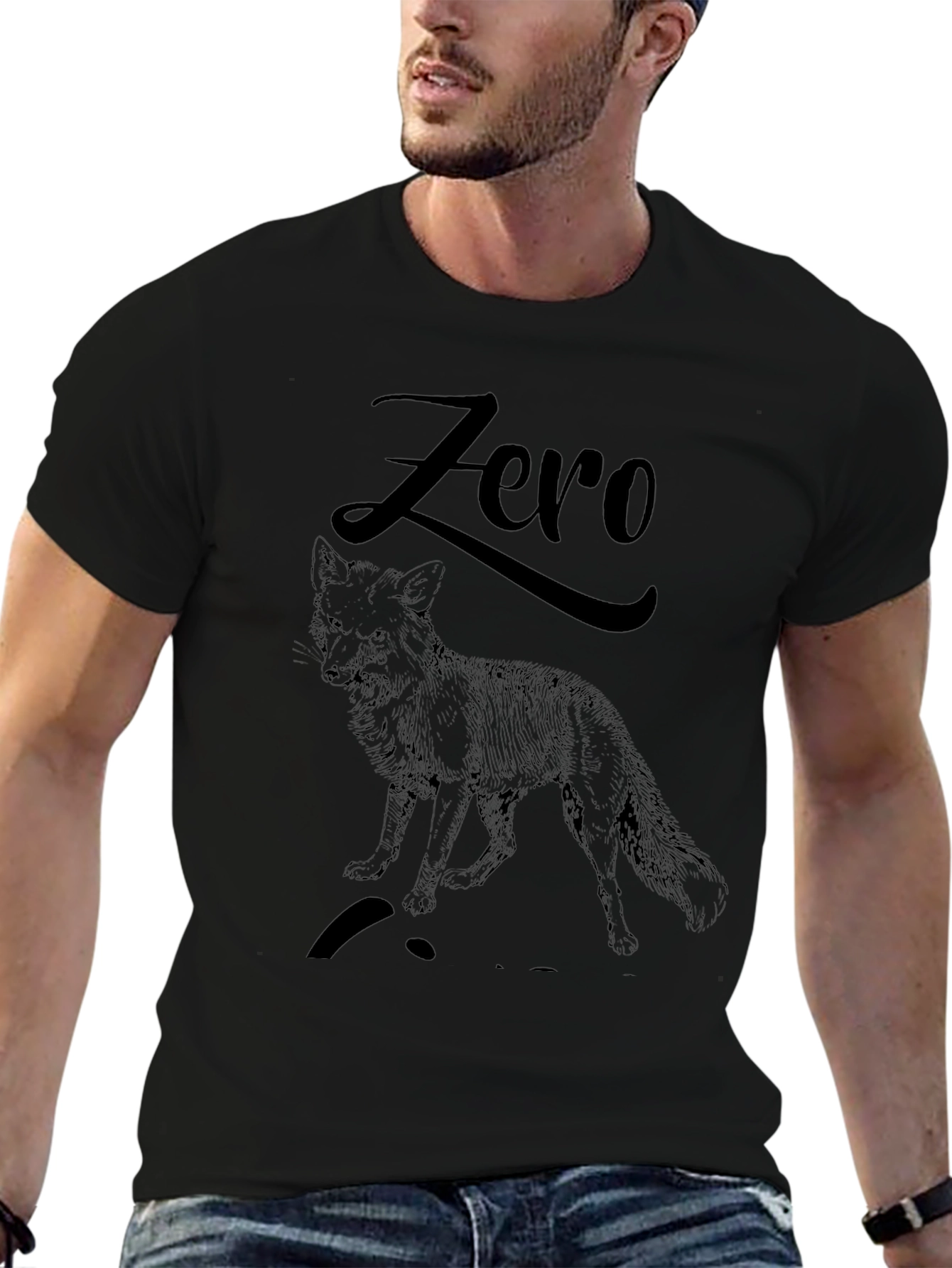 Zero Fox Given Black Graphic Tee