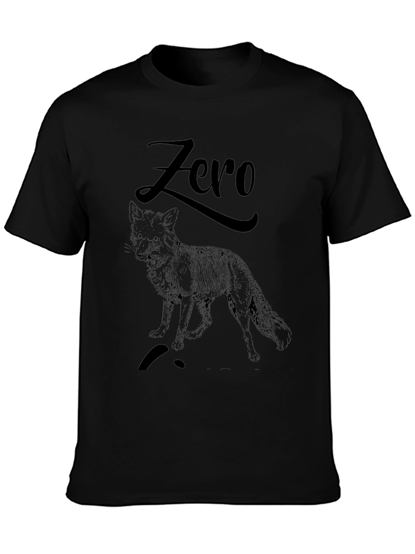Zero Fox Given Black Graphic Tee