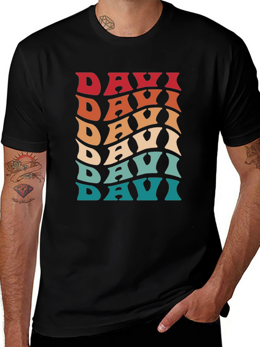 Retro Davi Wave T-Shirt - Cool 70s Style