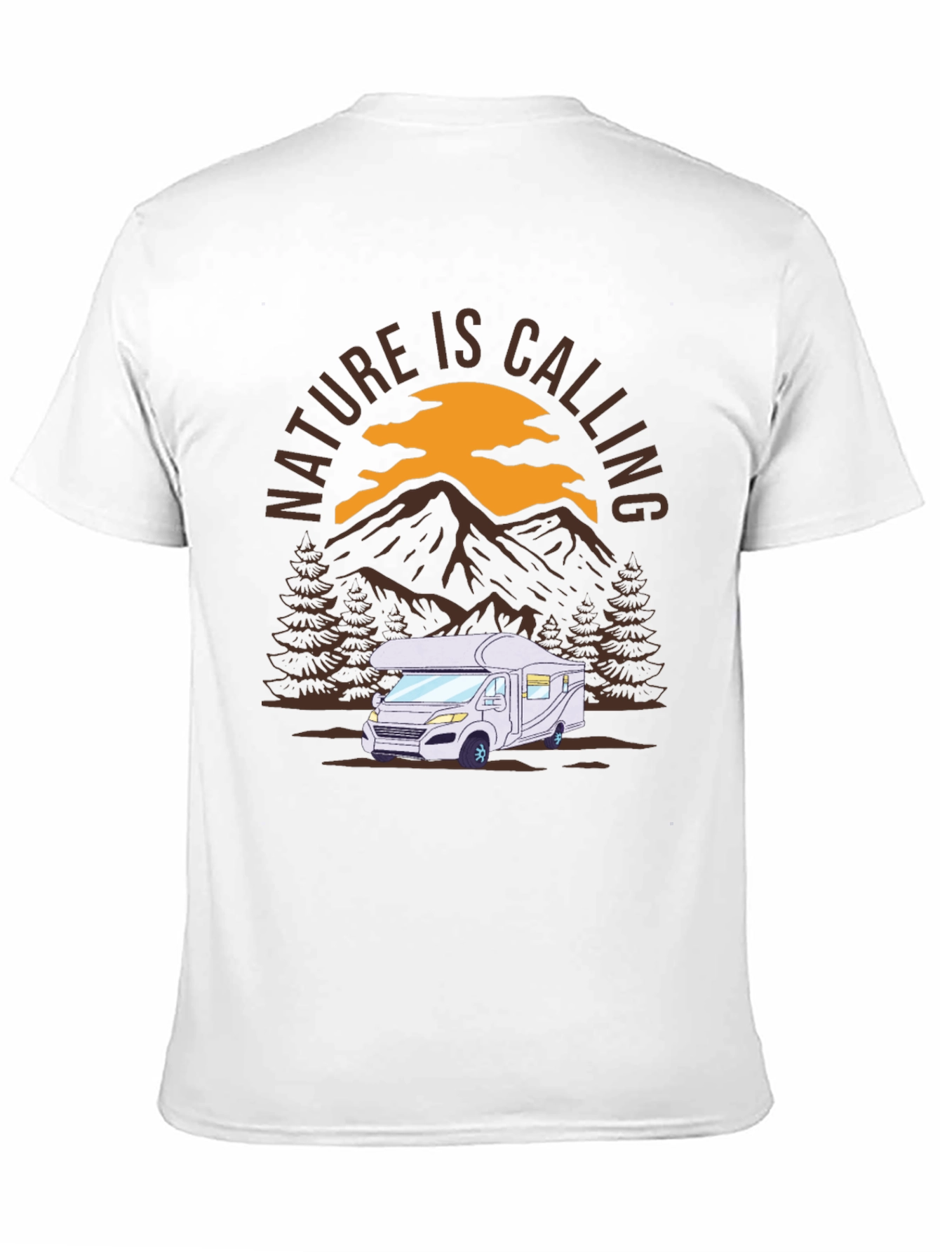 Nature is Calling T-Shirt - RV Camper Adventure Tee