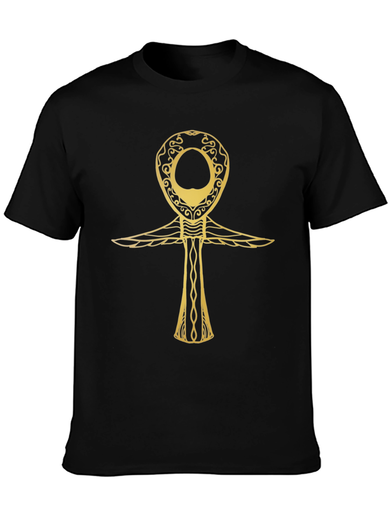 Golden Ankh T-Shirt - Egyptian Symbol of Life