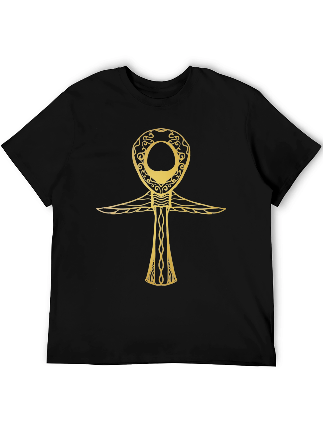 Golden Ankh T-Shirt - Egyptian Symbol of Life