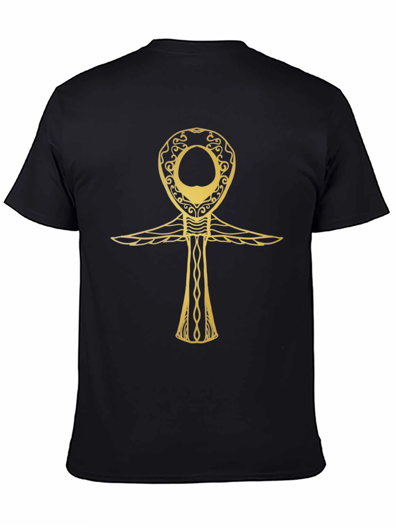 Golden Ankh T-Shirt - Egyptian Symbol of Life