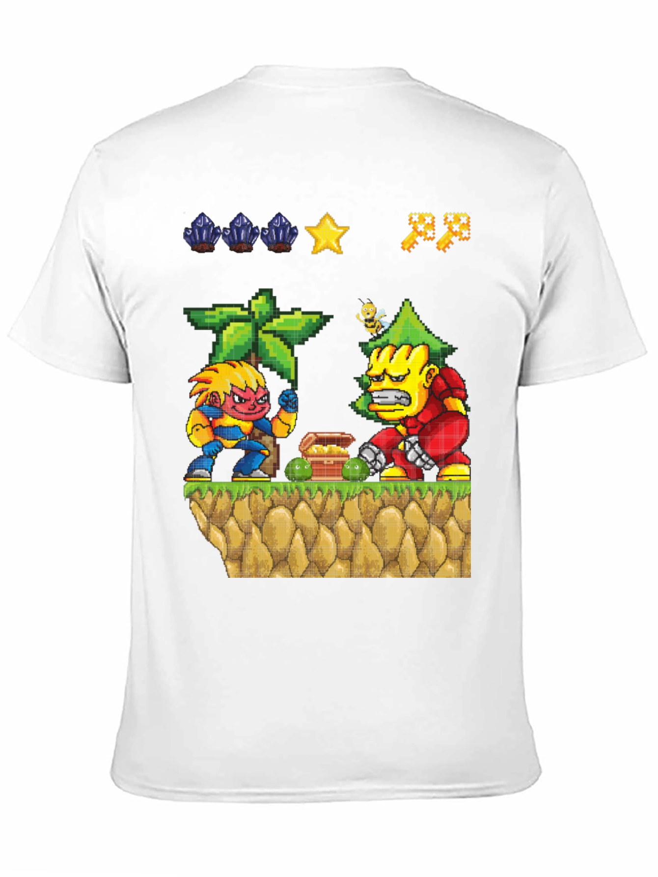 Pixel Art Video Game T-Shirt