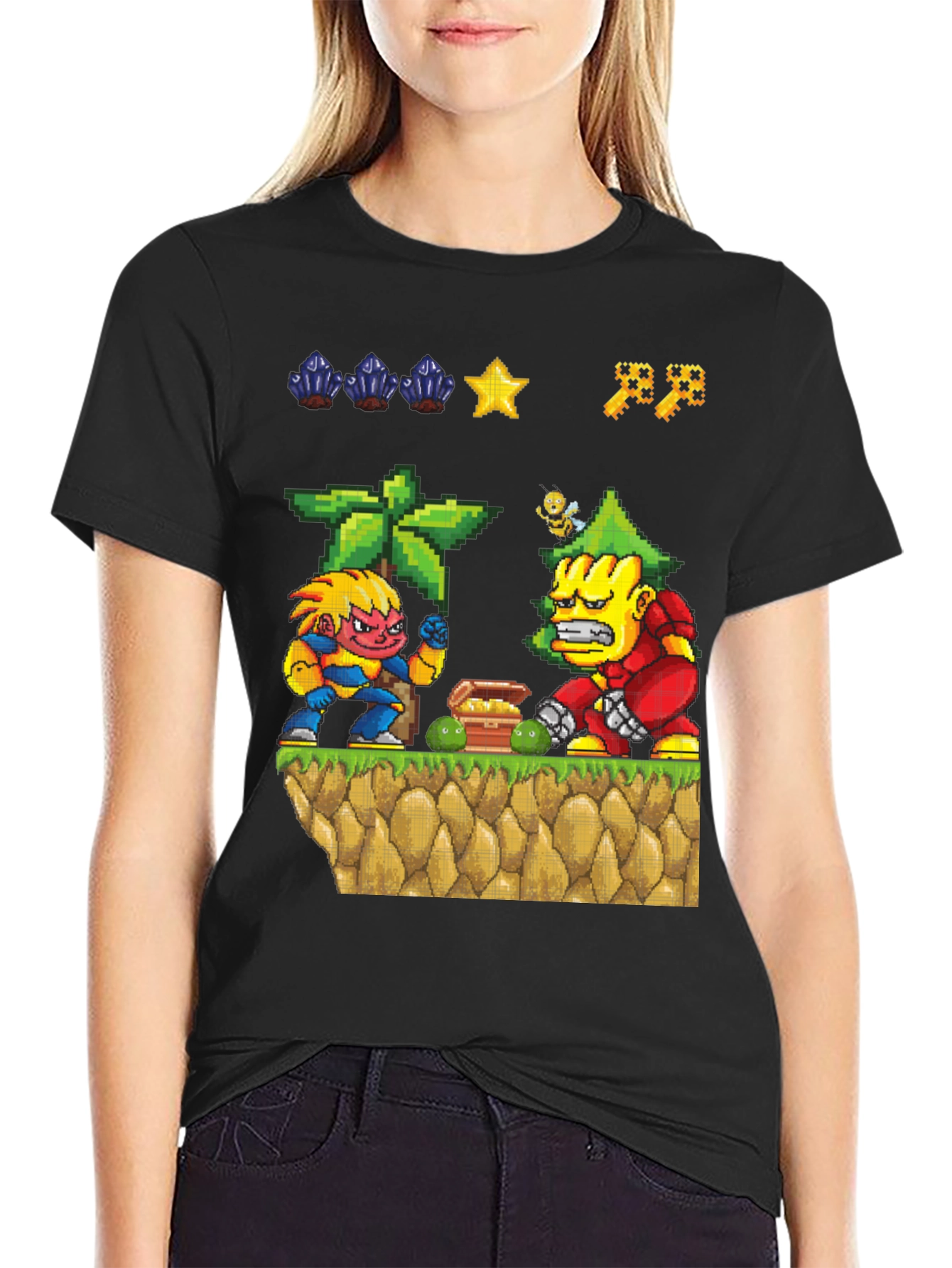 Pixel Art Video Game T-Shirt