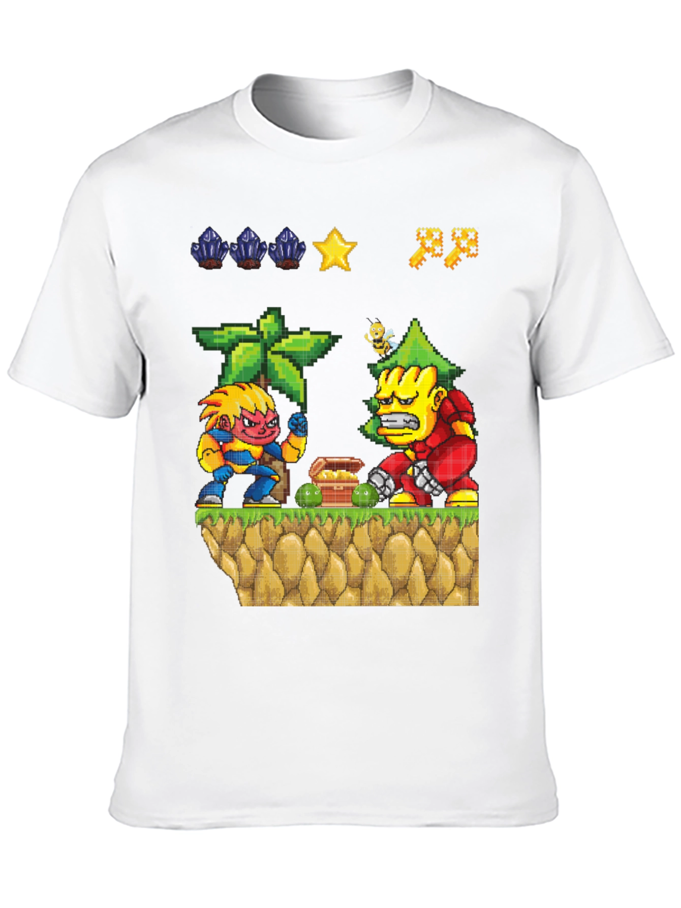 Pixel Art Video Game T-Shirt