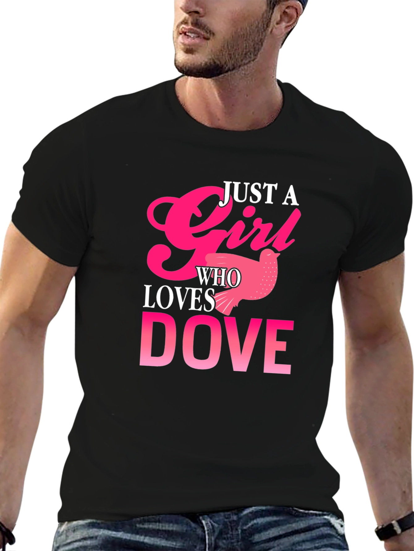 Just a Girl Who Loves Dove T-Shirt