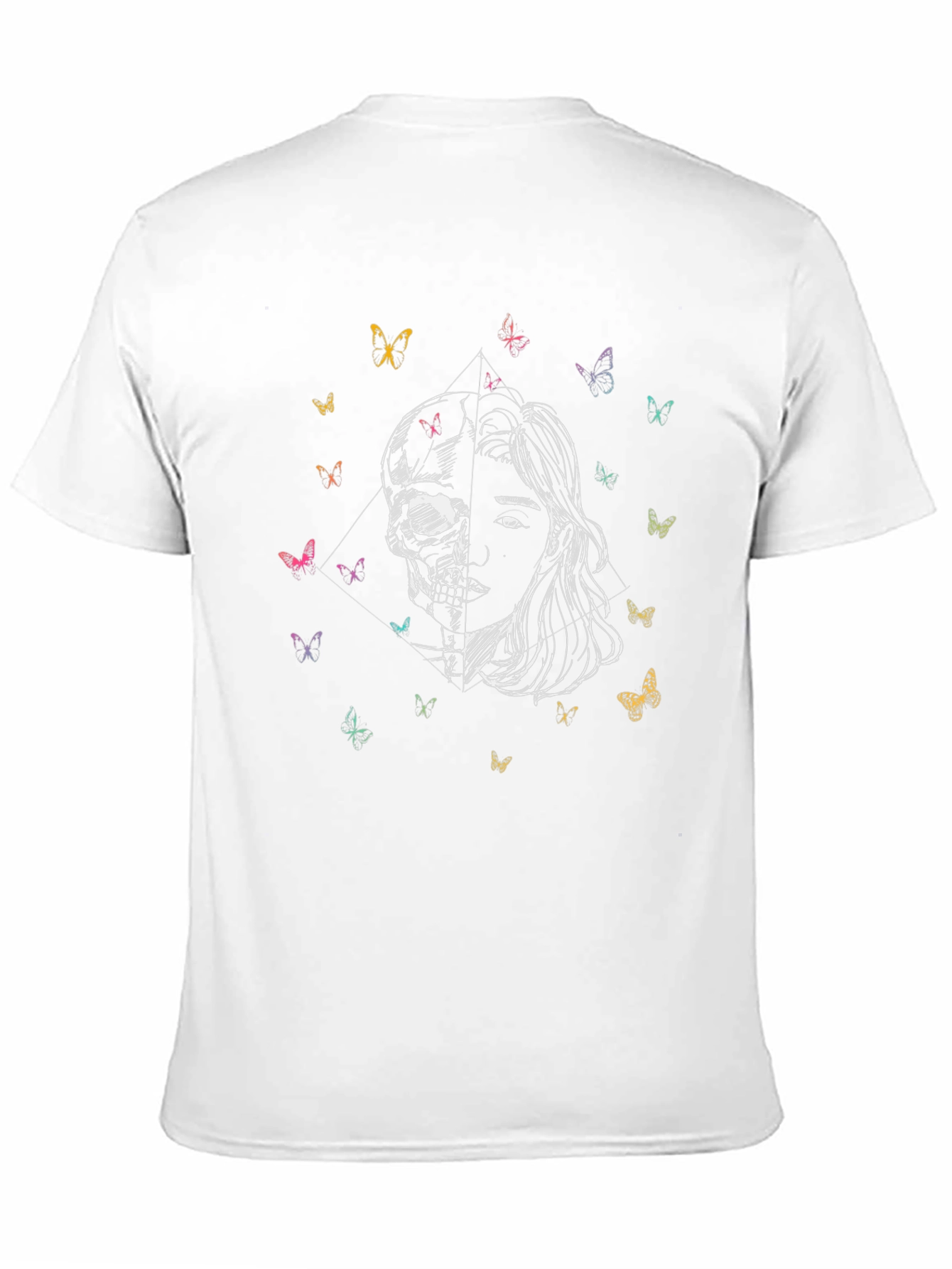 Skull & Beauty Graphic Tee - Black