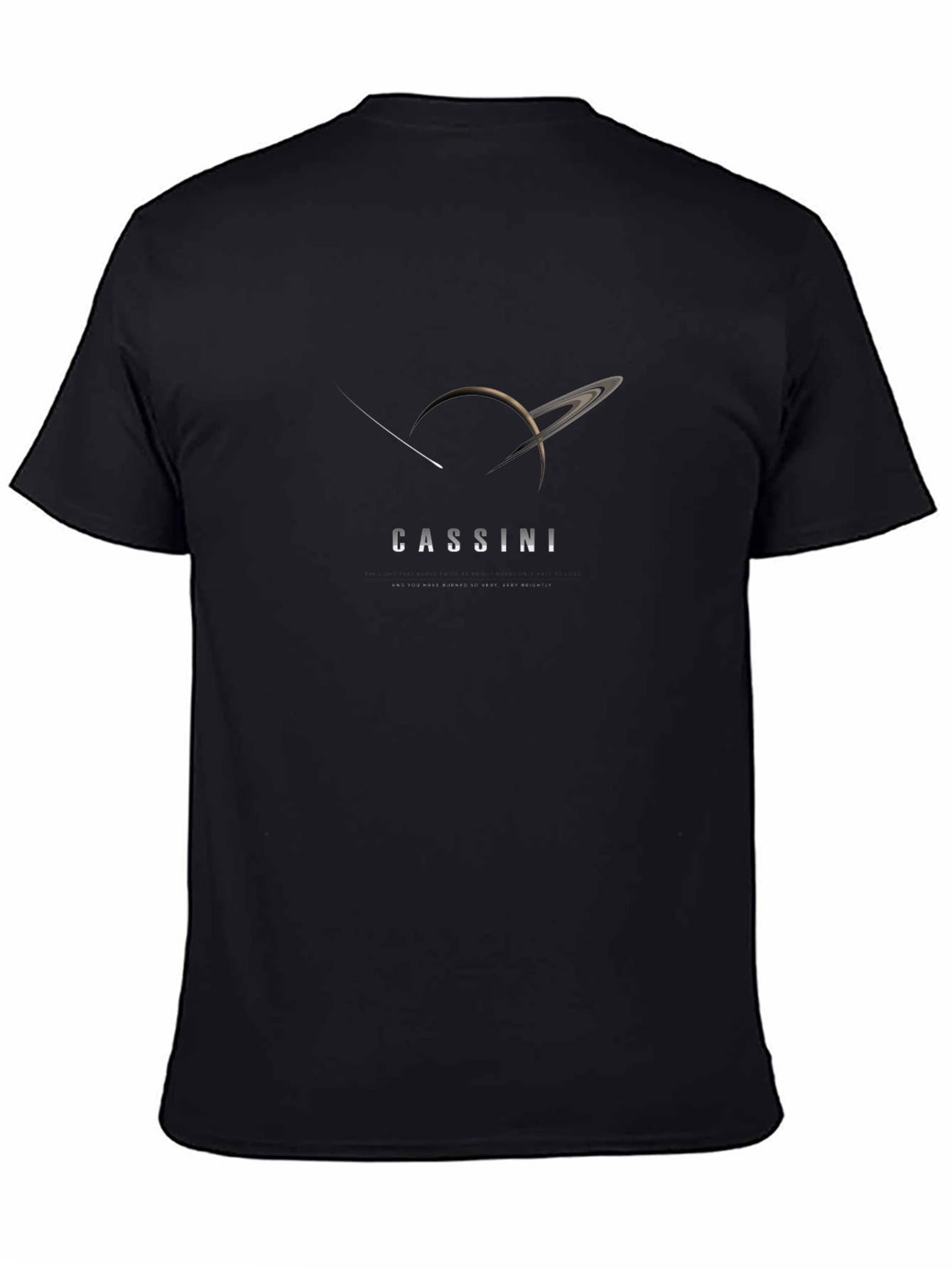 Cassini Saturn T-Shirt - Space Exploration Tee