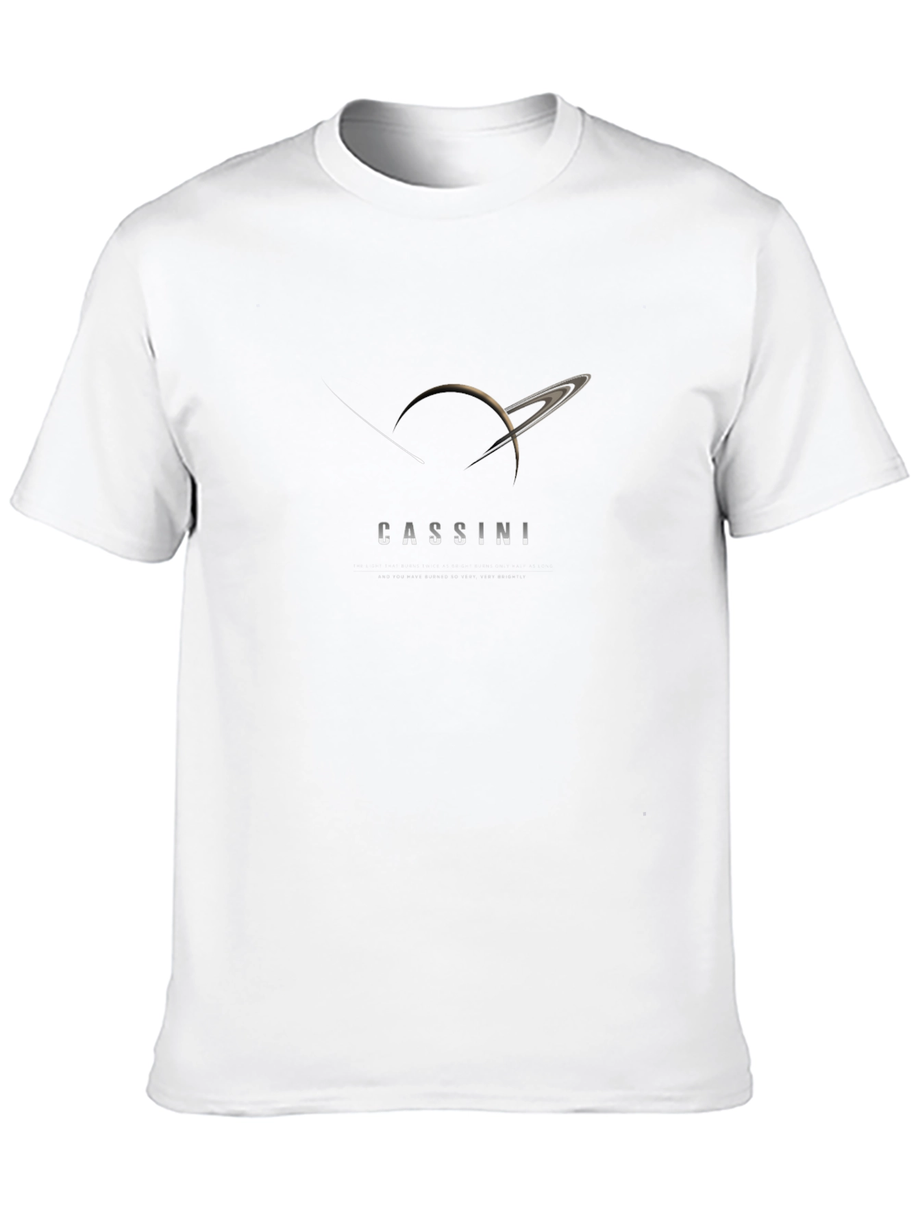Cassini Saturn T-Shirt - Space Exploration Tee