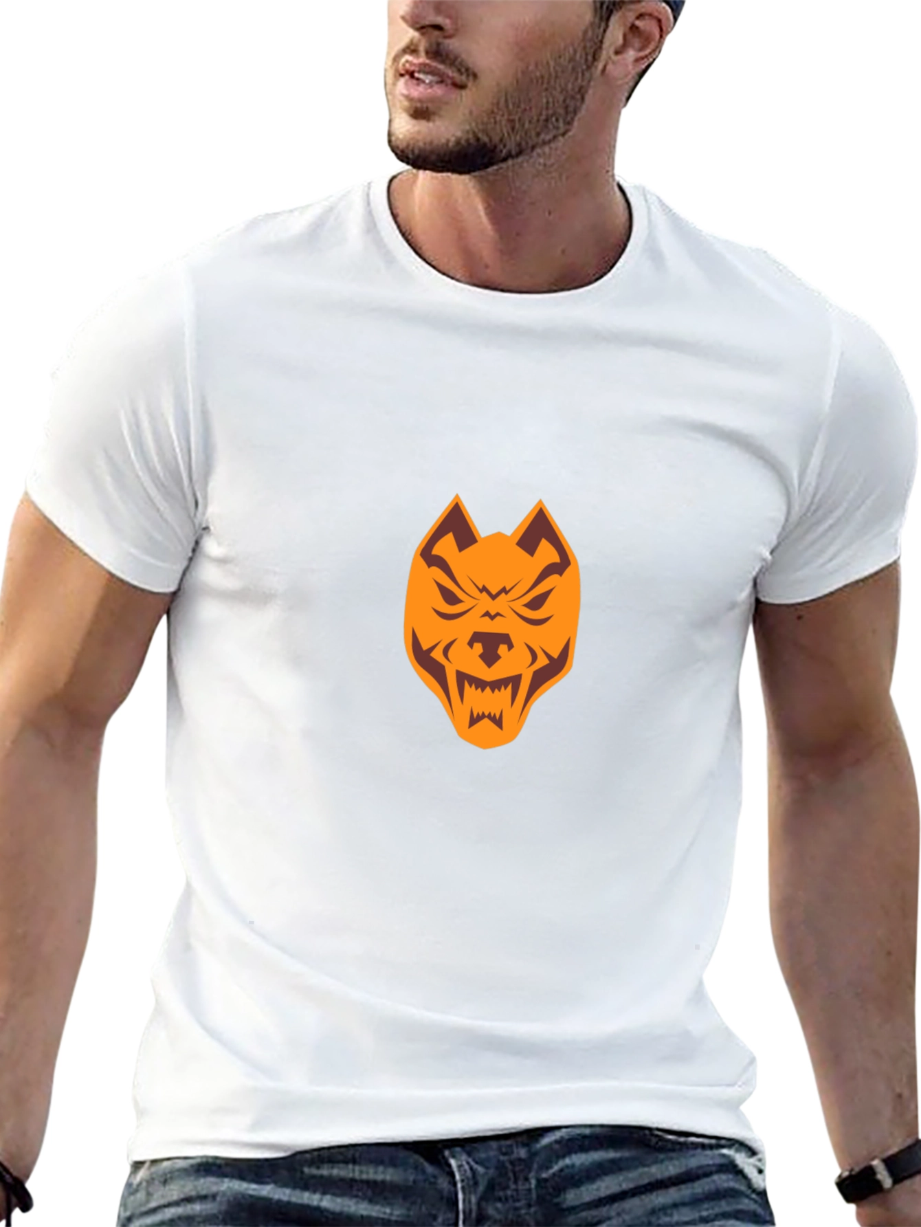 Mens Black Pitbull Graphic Tee