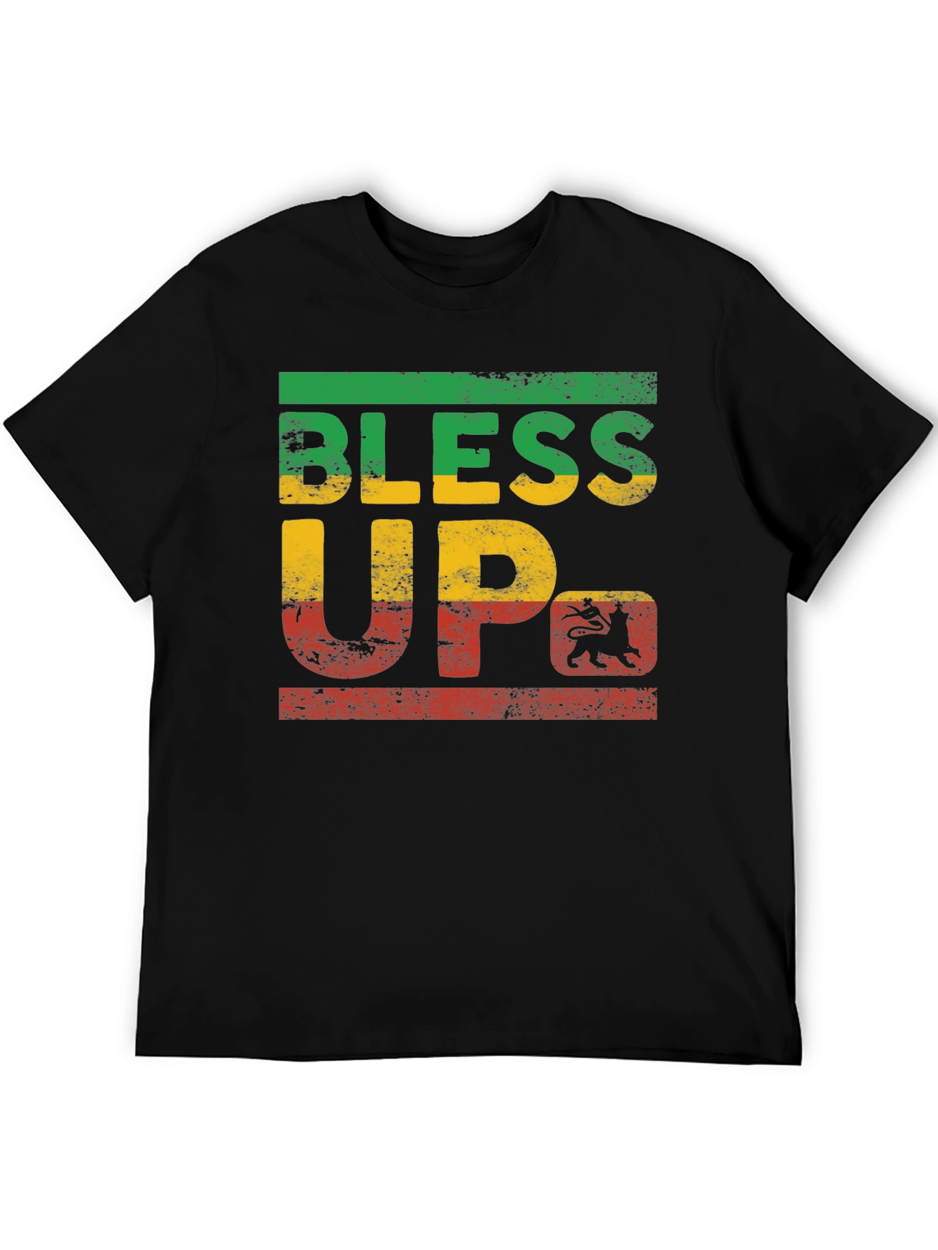 Bless Up Rasta T-Shirt - Reggae Style