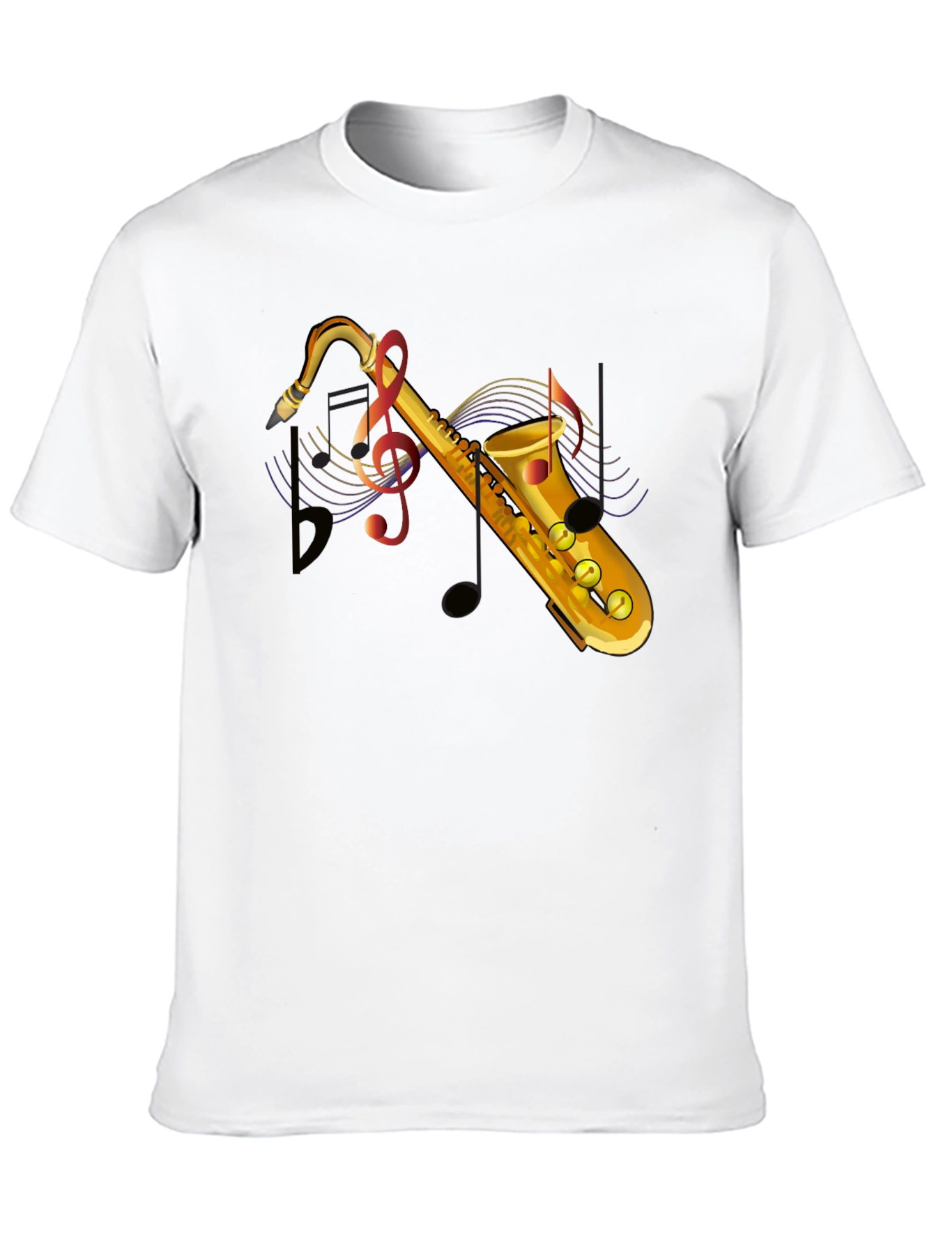 Saxophone Music T-Shirt - Stylish Musician Tee