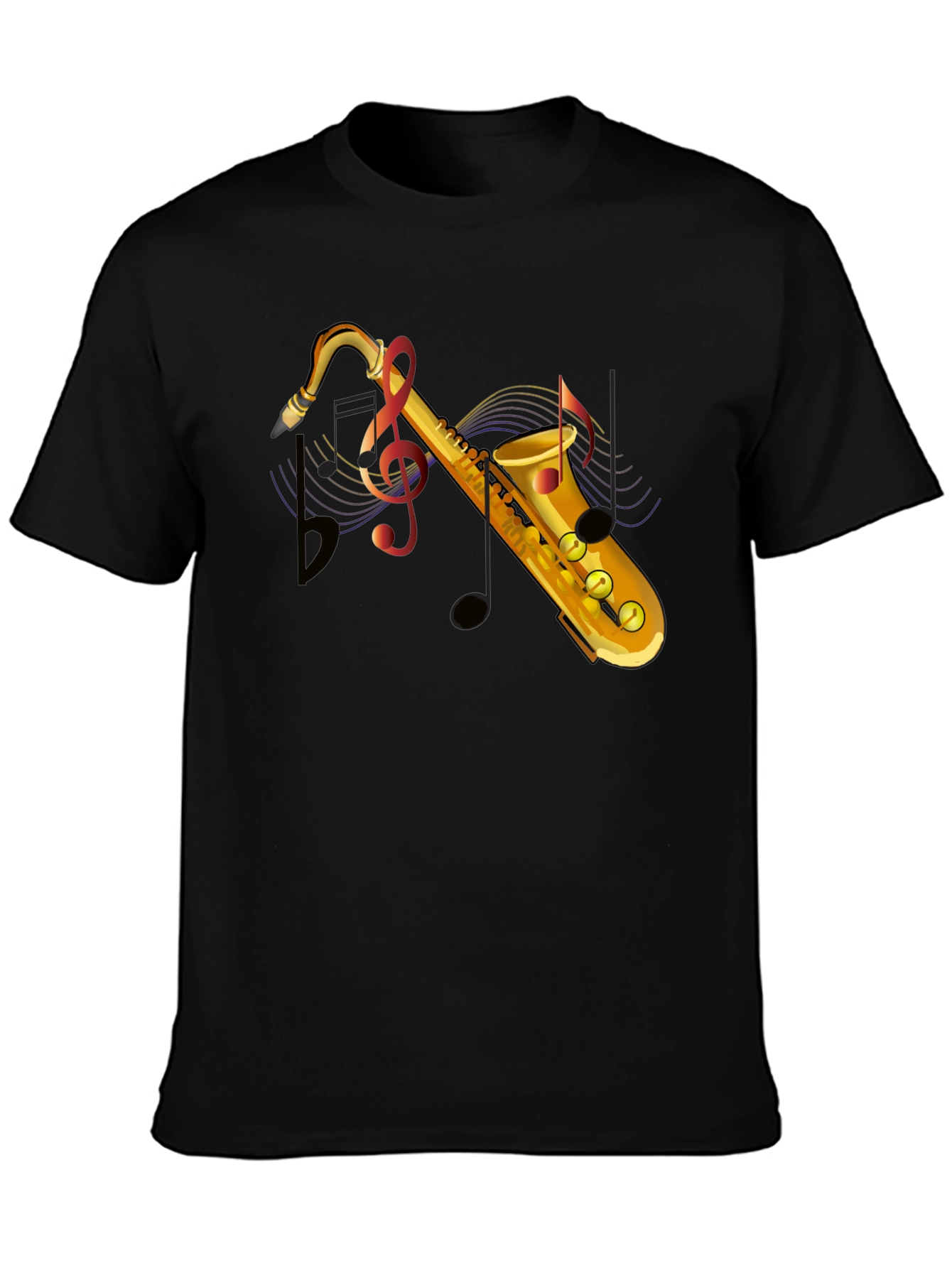 Saxophone Music T-Shirt - Stylish Musician Tee