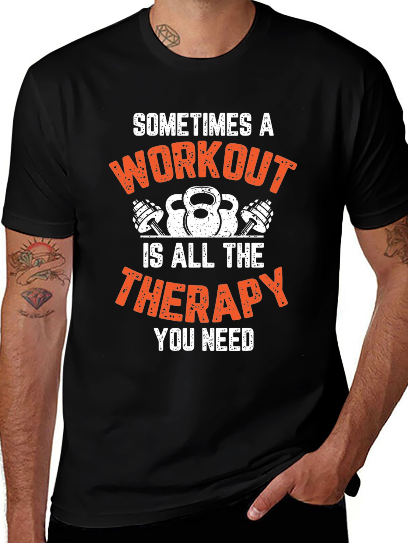 Workout Therapy T-Shirt - Gym Motivation Tee