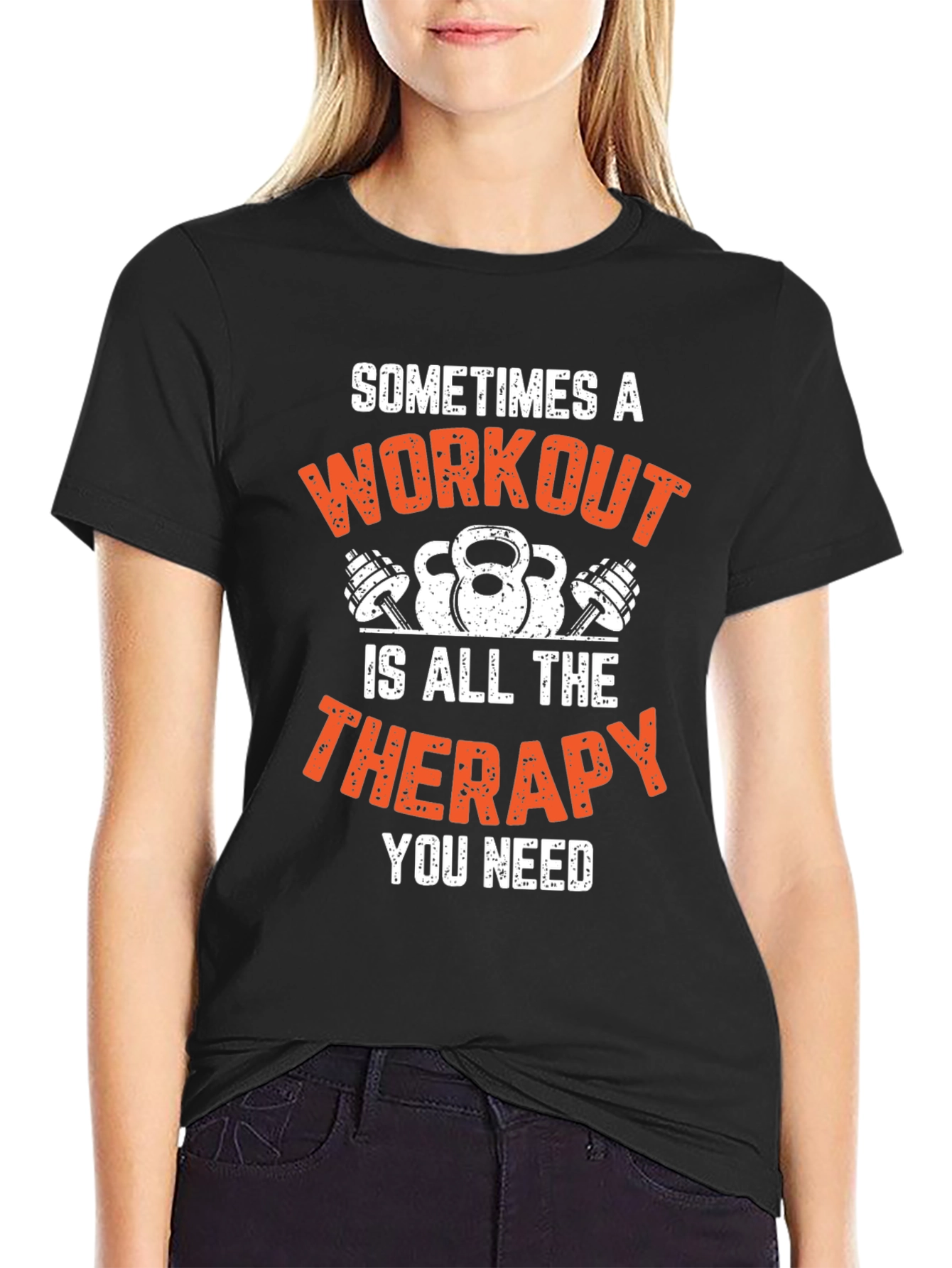 Workout Therapy T-Shirt - Gym Motivation Tee