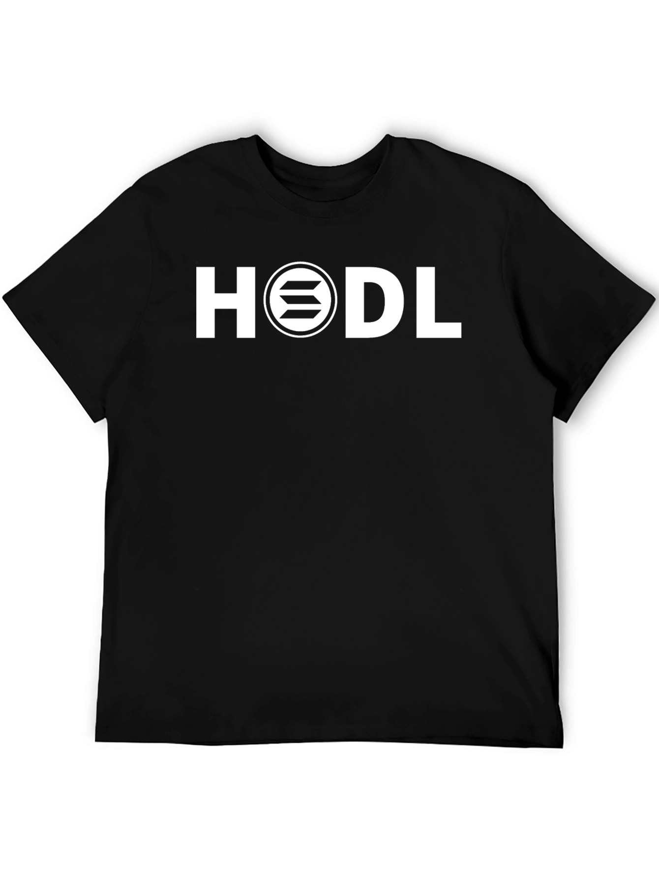HODL Solana Crypto T-Shirt - Black