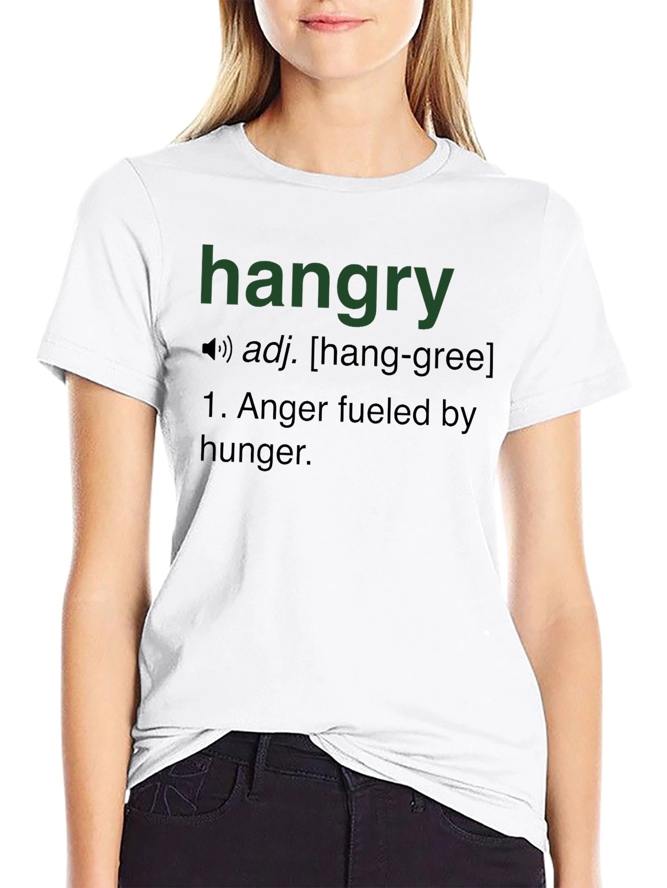 Hangry Definition T-Shirt - Funny Foodie Tee