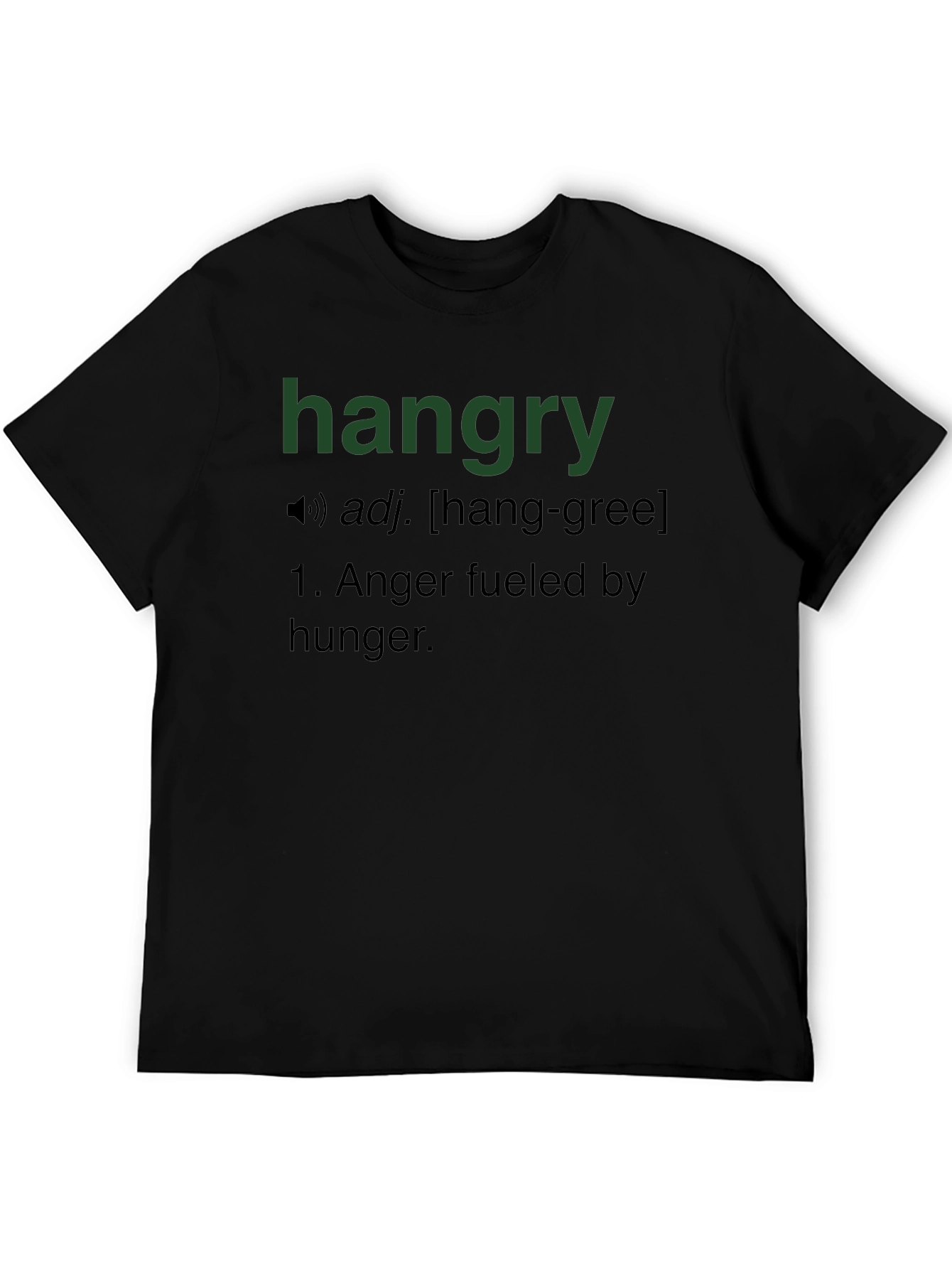 Hangry Definition T-Shirt - Funny Foodie Tee