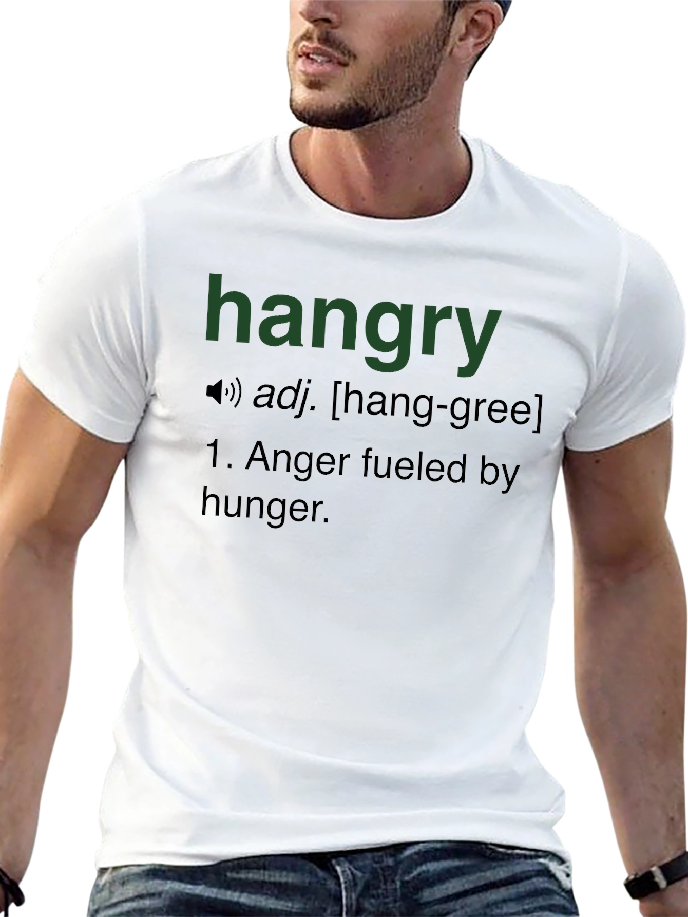 Hangry Definition T-Shirt - Funny Foodie Tee